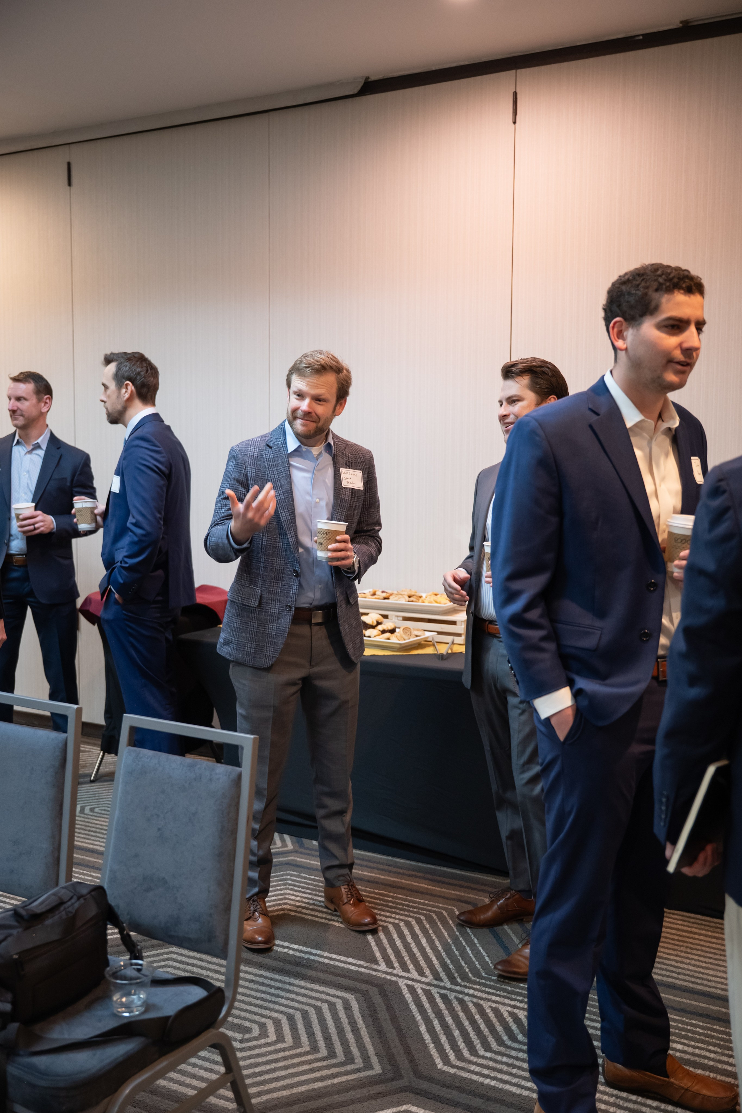 Executive Roundtable networking. Portrait photographer in Charlotte, North Carolina