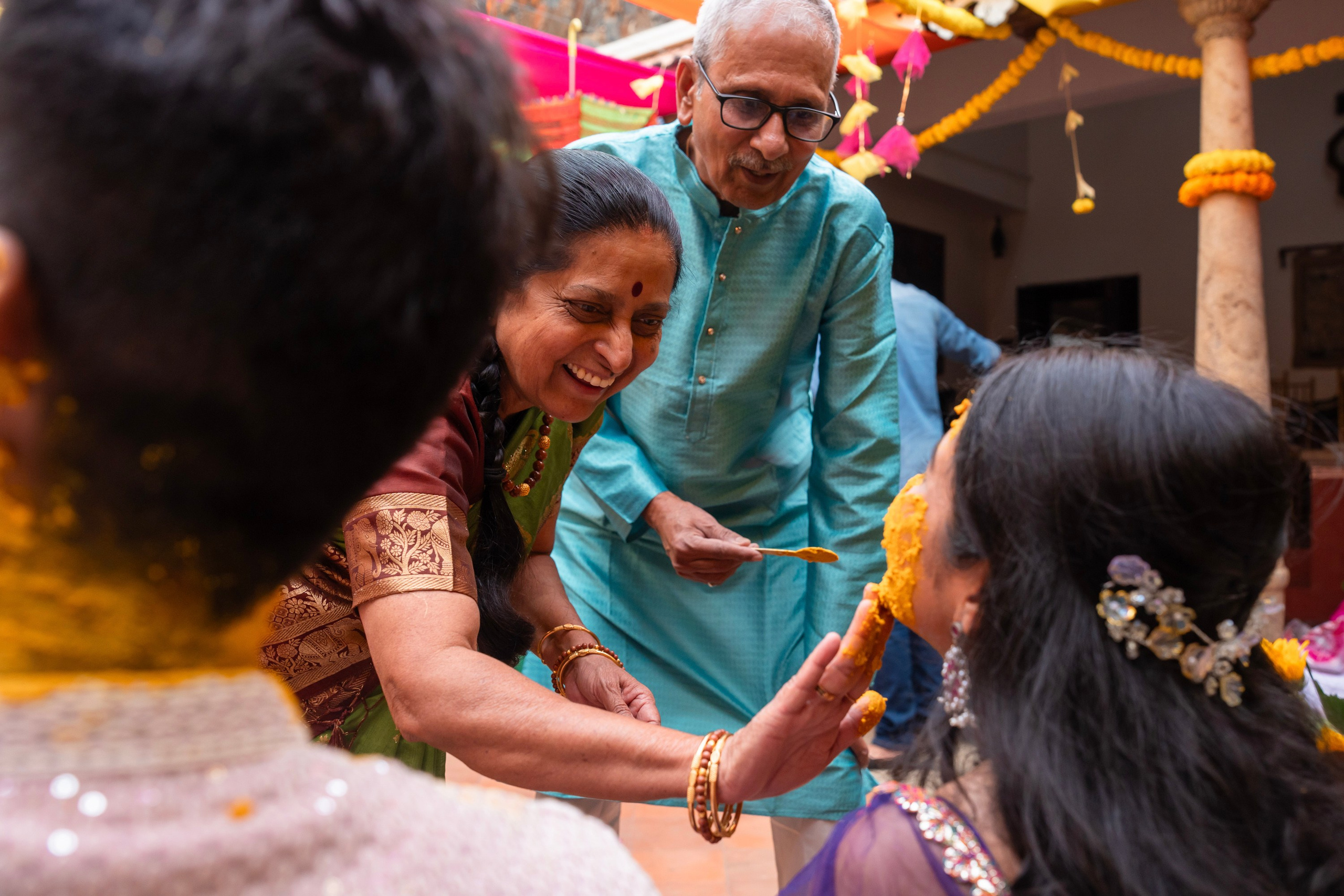 Samyuktha & Manoj, Tamil and Telugu Wedding at Angana Courtyard, Bangalore | Truly Yours