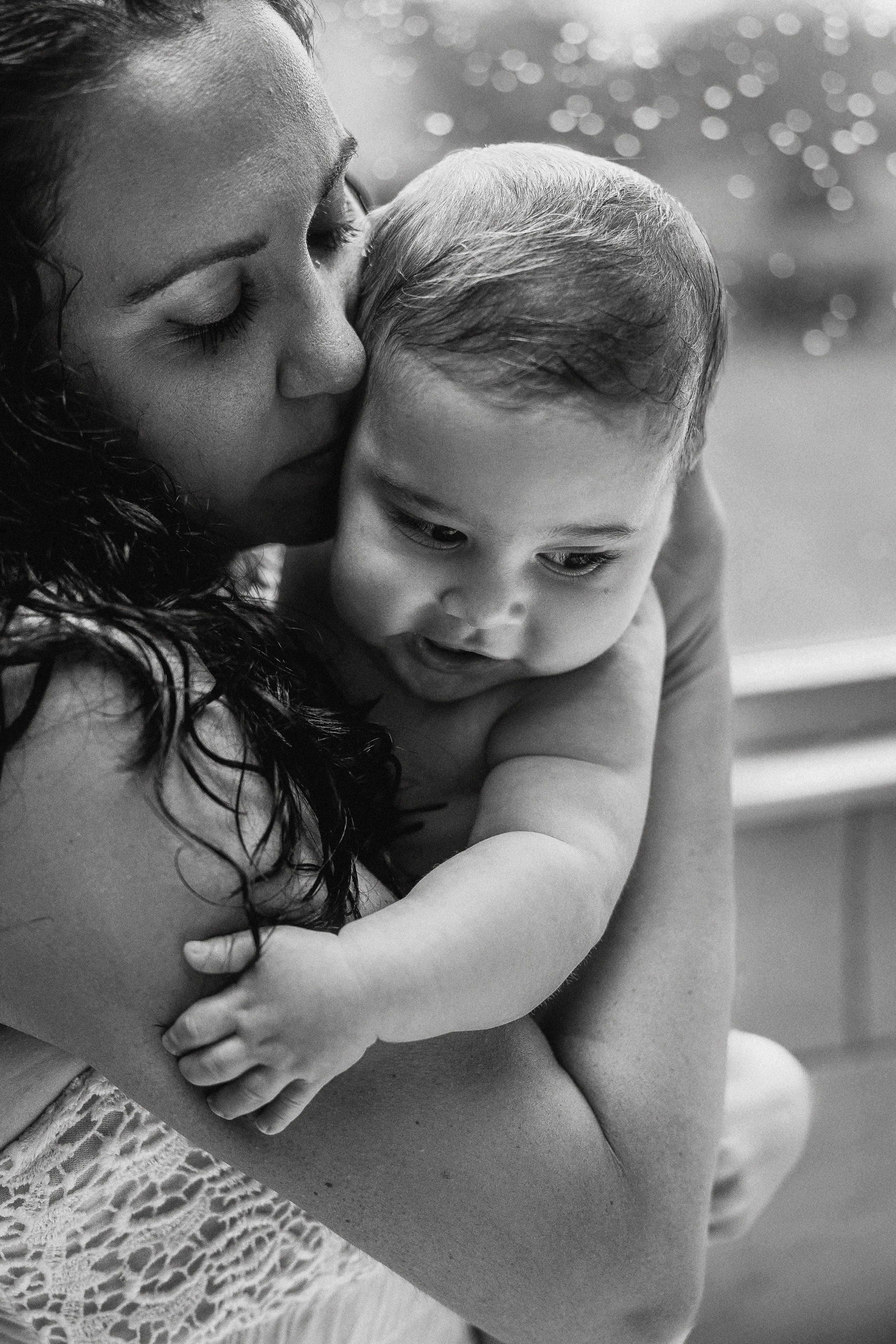 Samantha and kids at home. Wedding and family photographer and videographer PA, NJ, NY, DE, MD