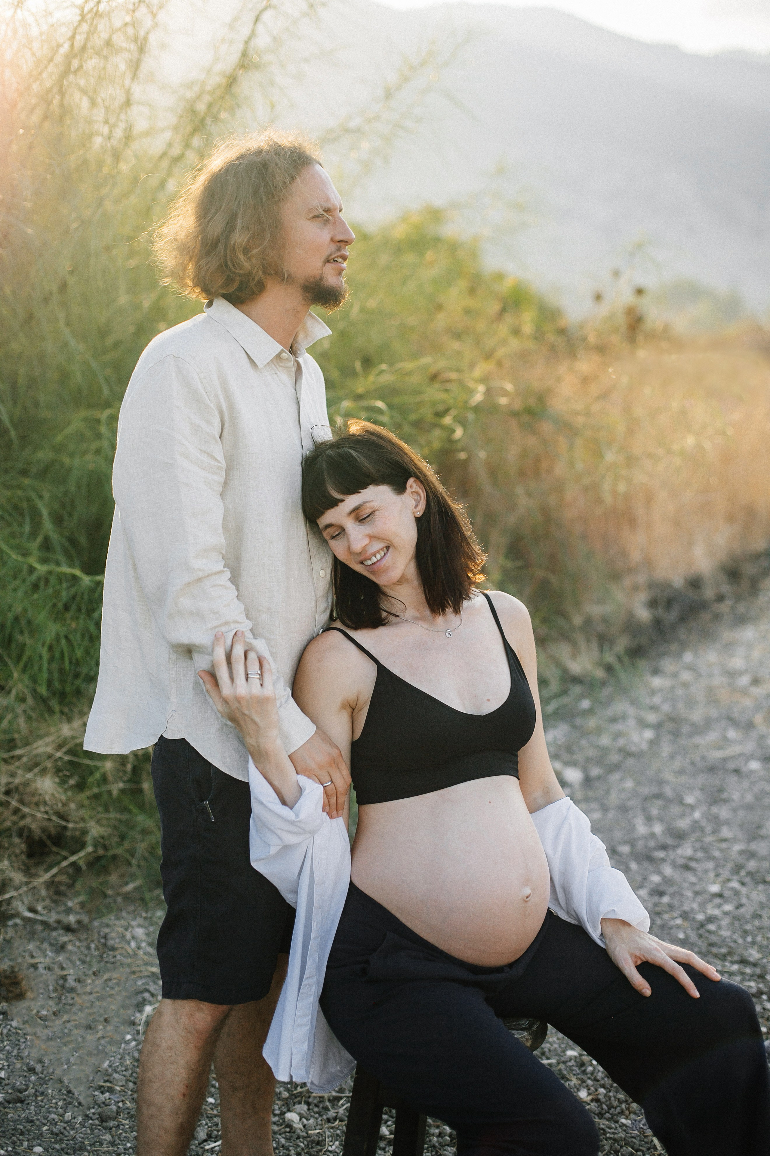 Kiryat Tivon field. Family photographer in Israel