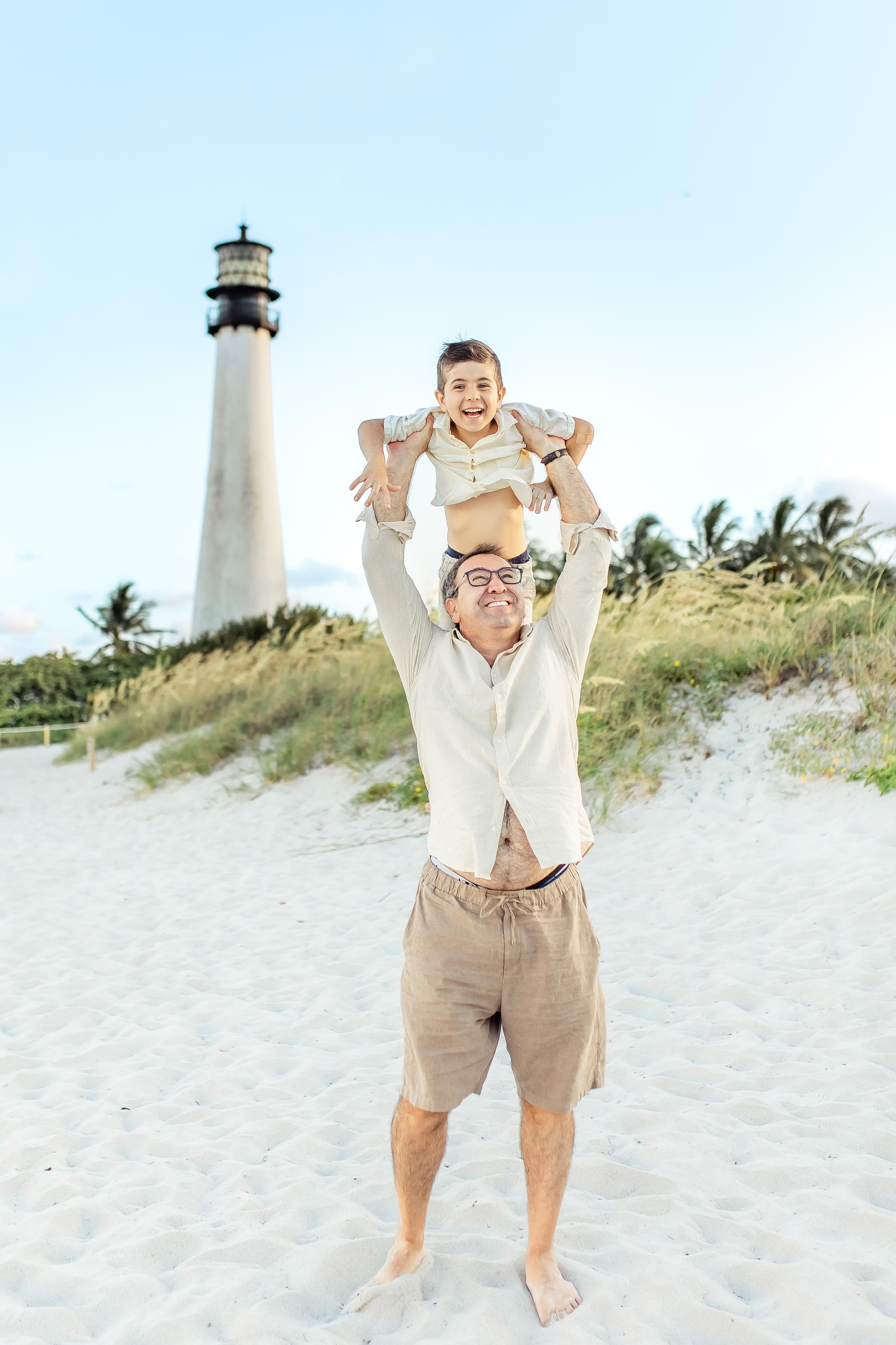 Lighthouse Family Session. Family and Event photographer in Homestead and Miami areas of Florida