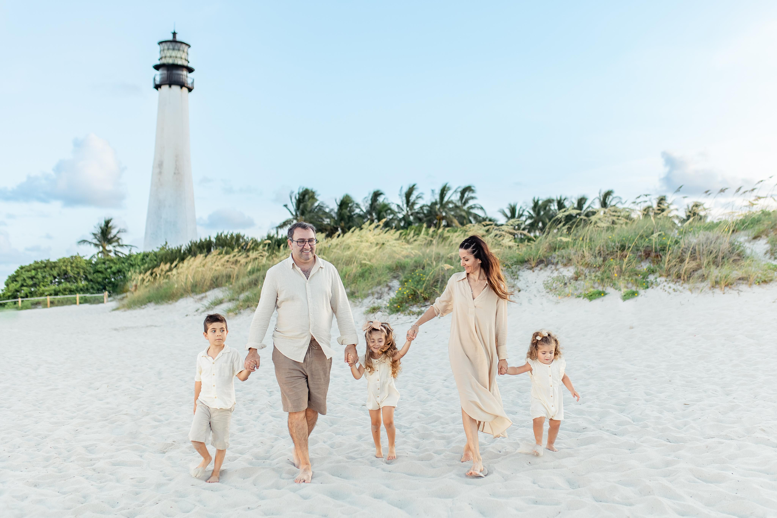 Lighthouse Family Session. Family and Event photographer in Homestead and Miami areas of Florida