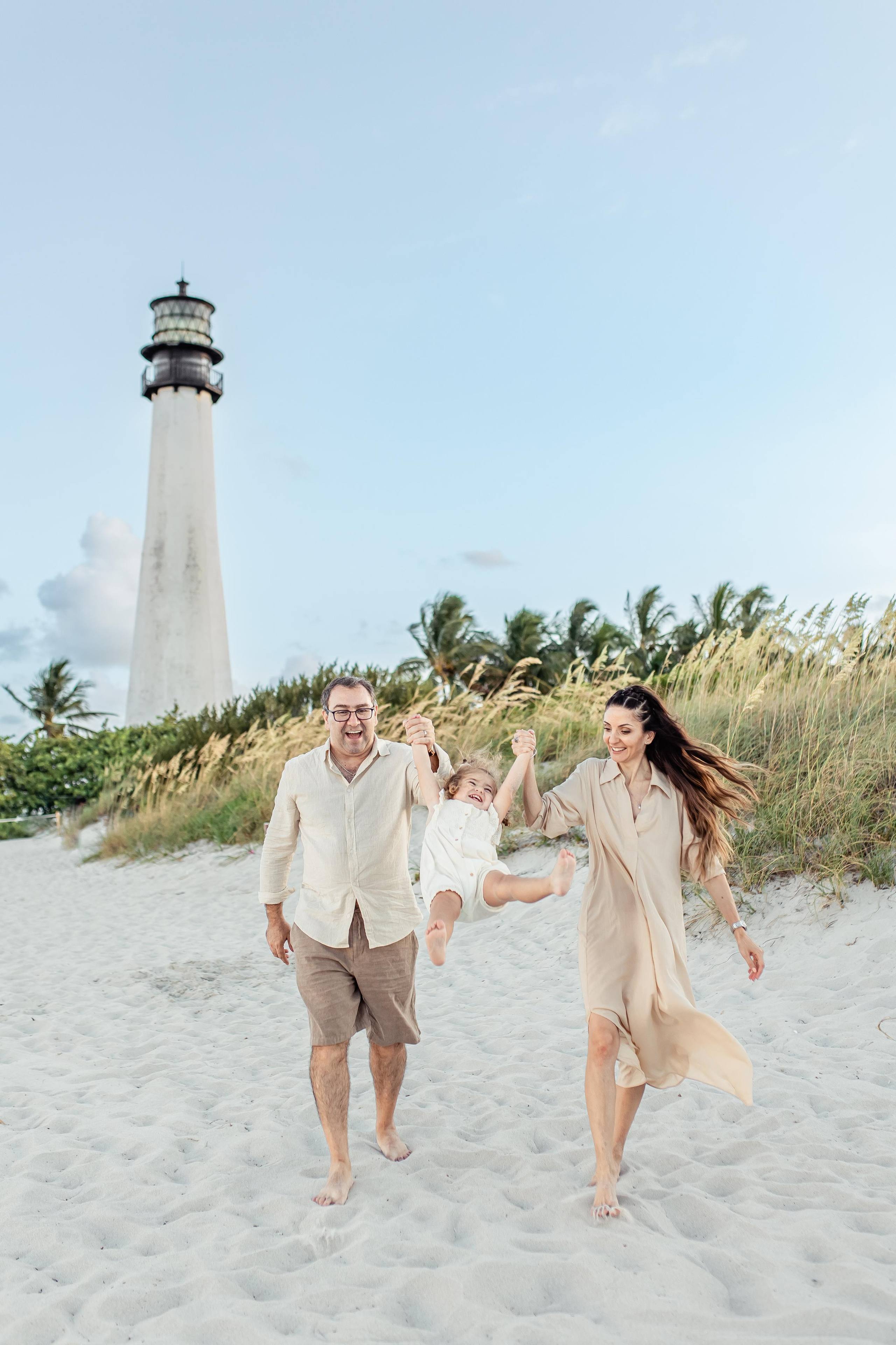 Lighthouse Family Session. Family and Event photographer in Homestead and Miami areas of Florida