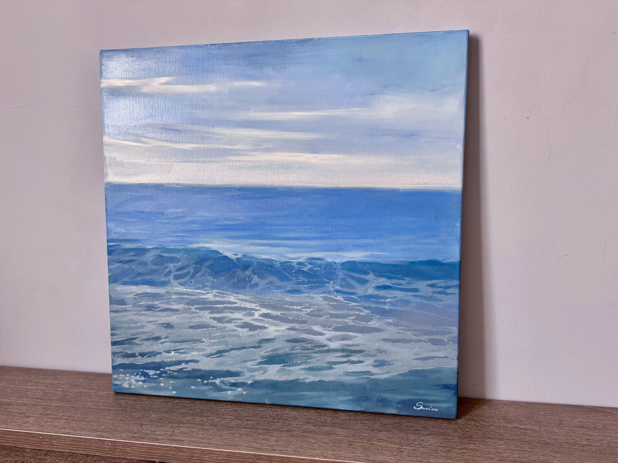 «Blue sea wave». Художник живописец Савелова Ольга