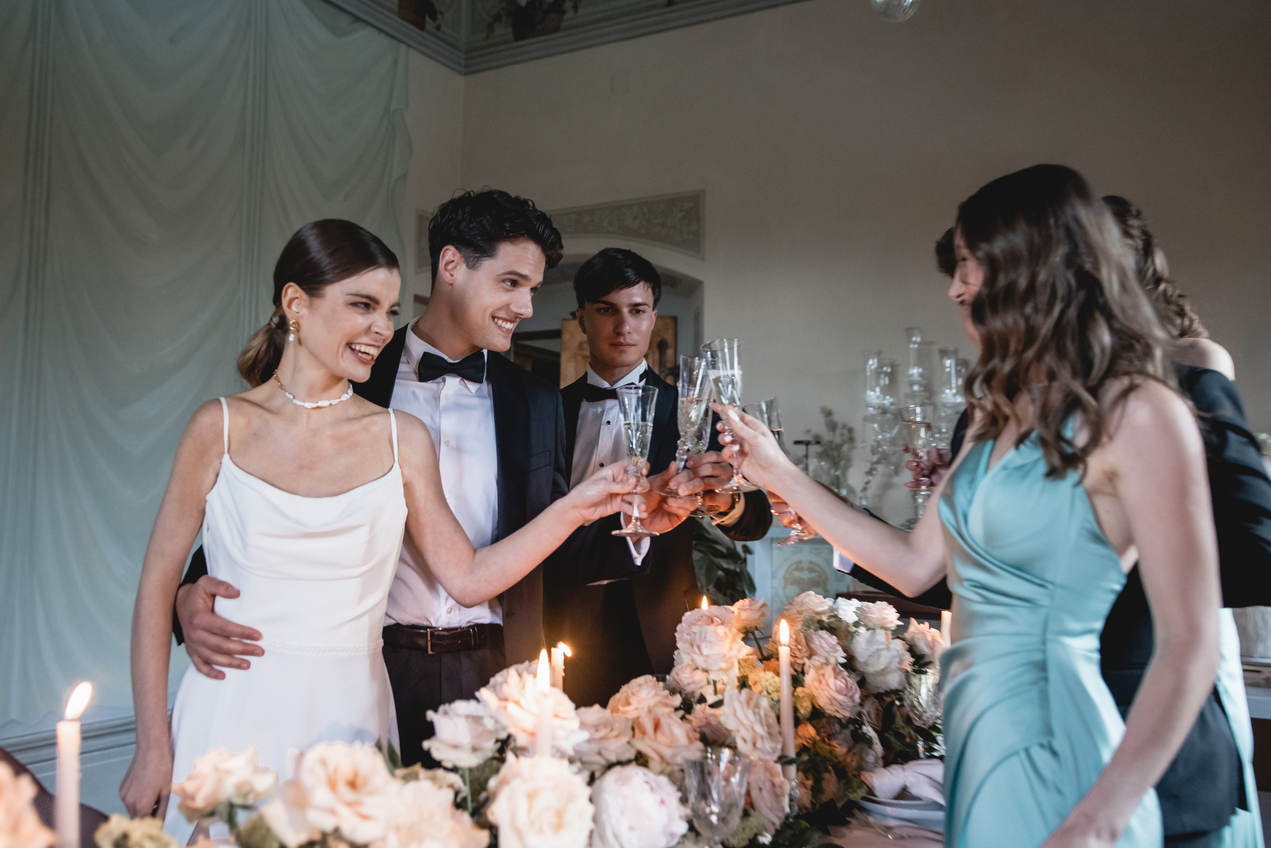 Tuscany Wedding Villa La Commenda Concordia. Professional wedding photographer in Copenhagen, Denmark — Julia Byron