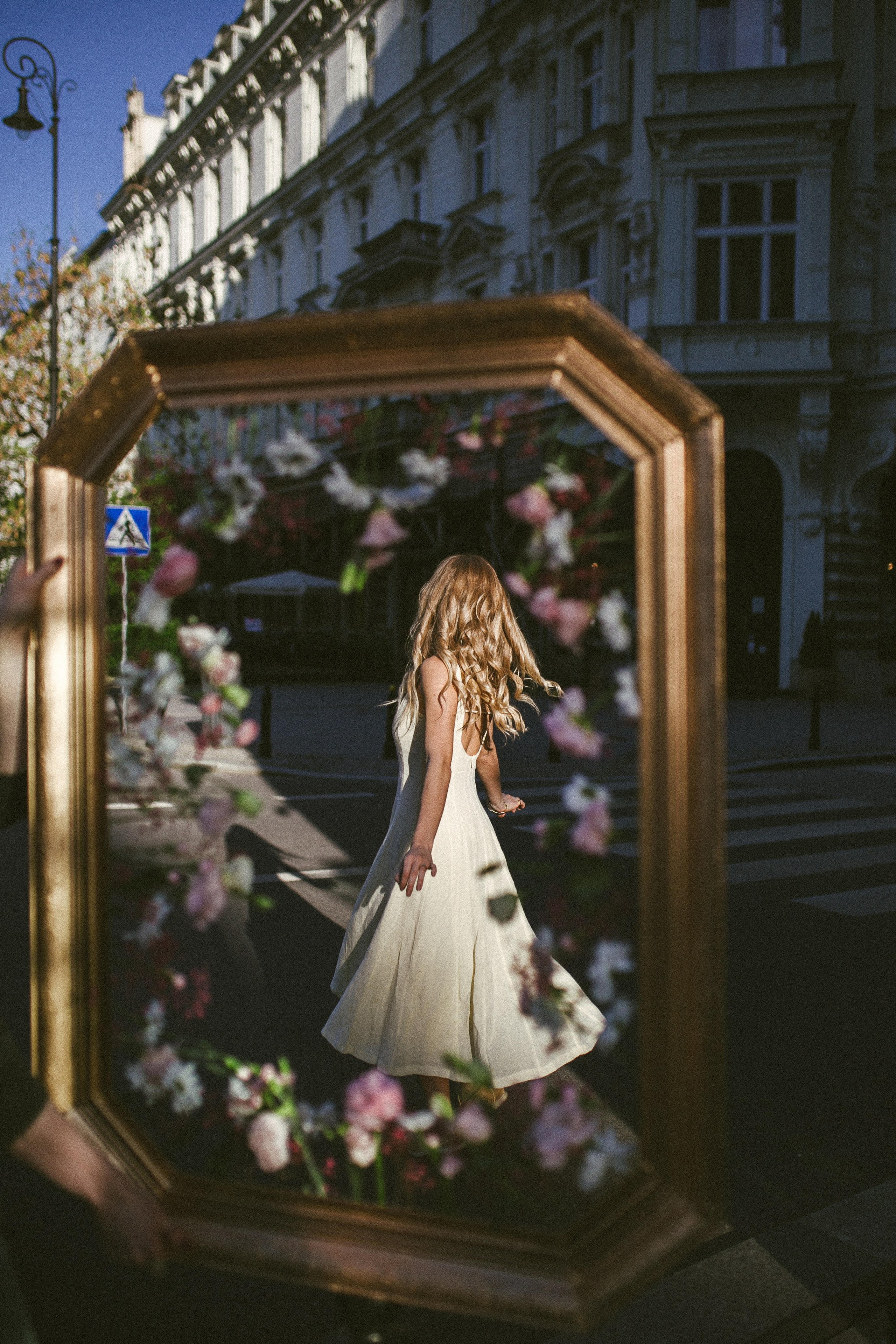 Творческая съемка «Цветущая в городе». Свадебный, семейный и индивидуальный фотограф в Варшаве Катя Шибун