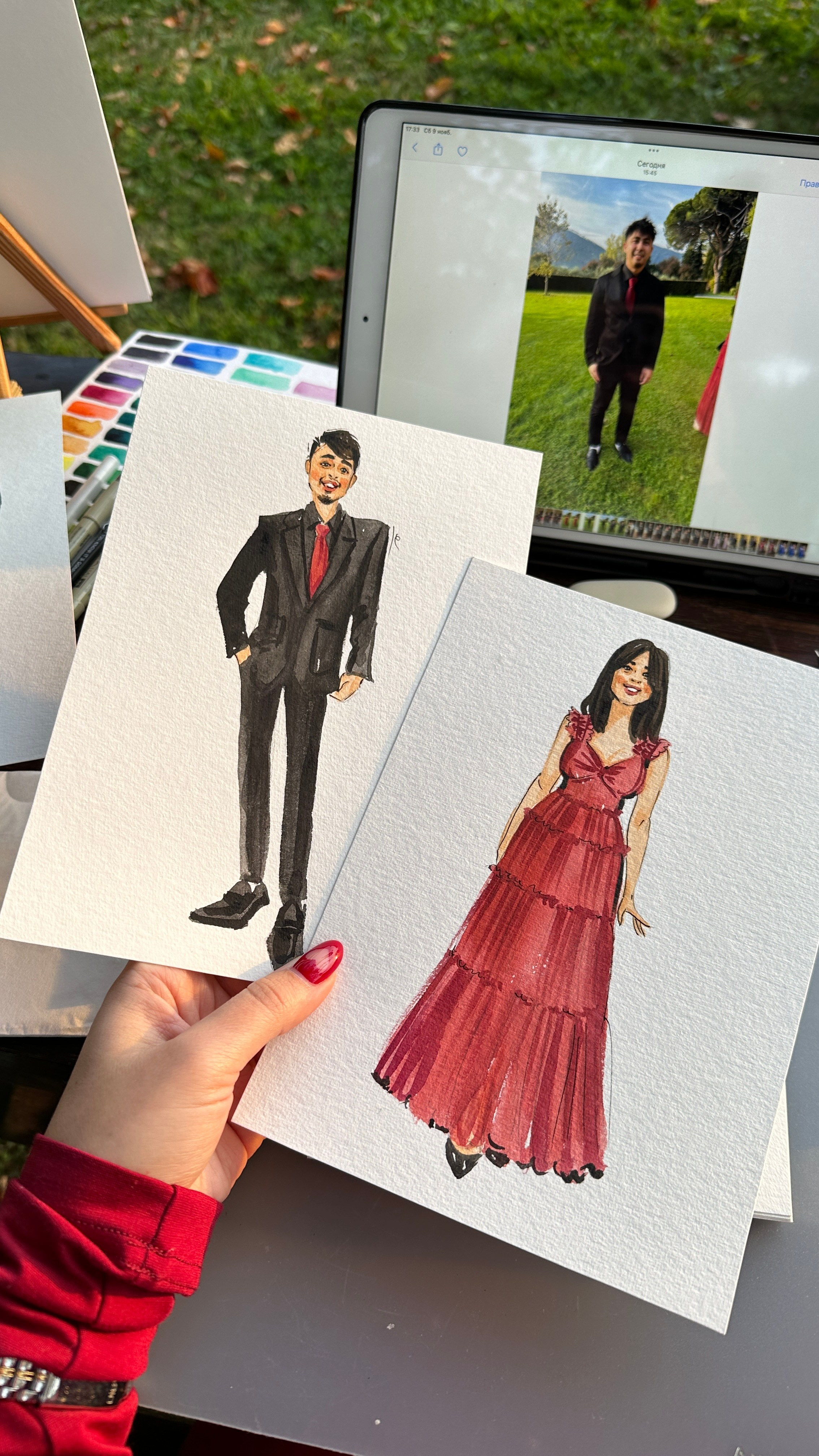 Live Sketching. InnaIllustrator