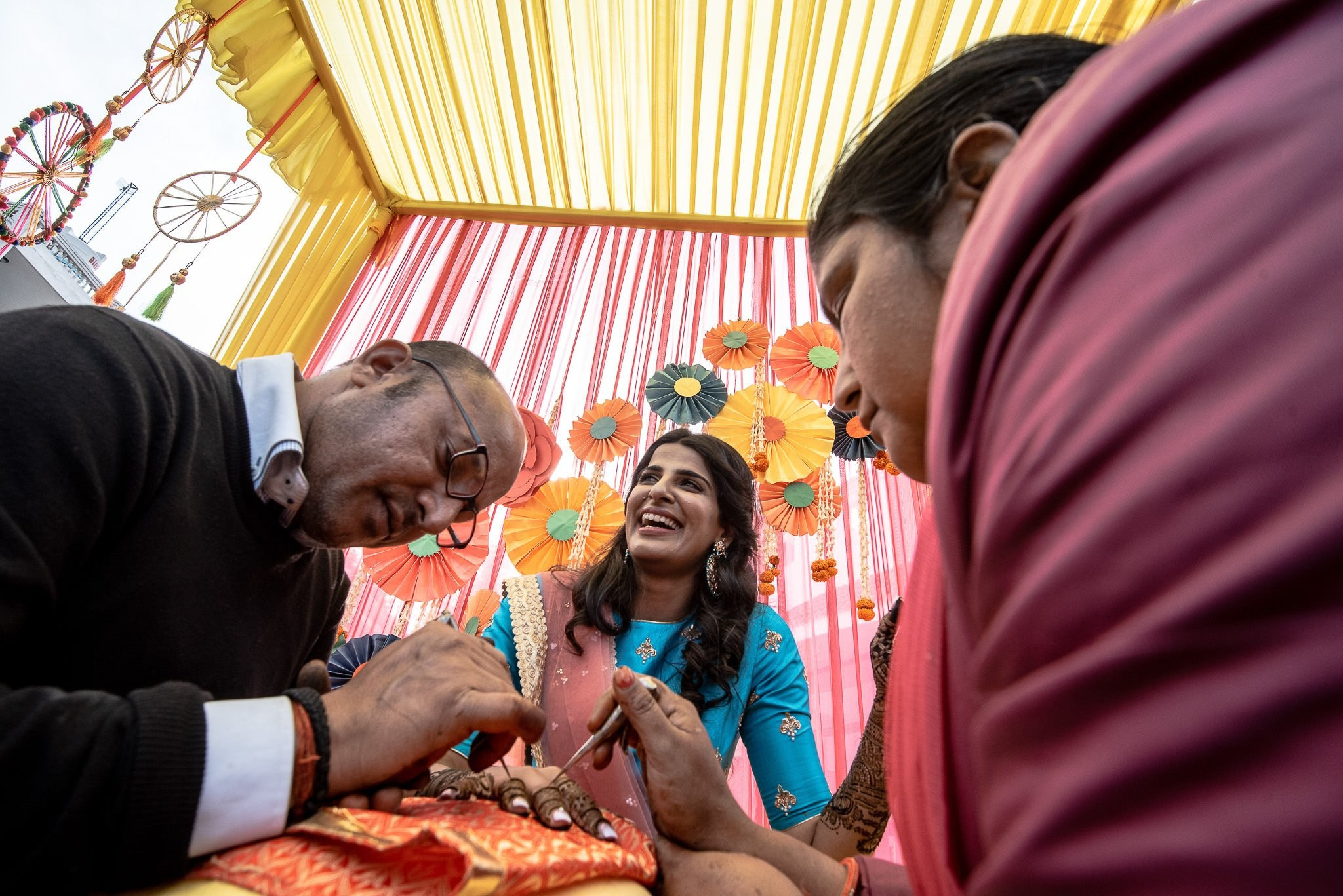 Punjabi + Marathi fusion wedding at New Delhi, India