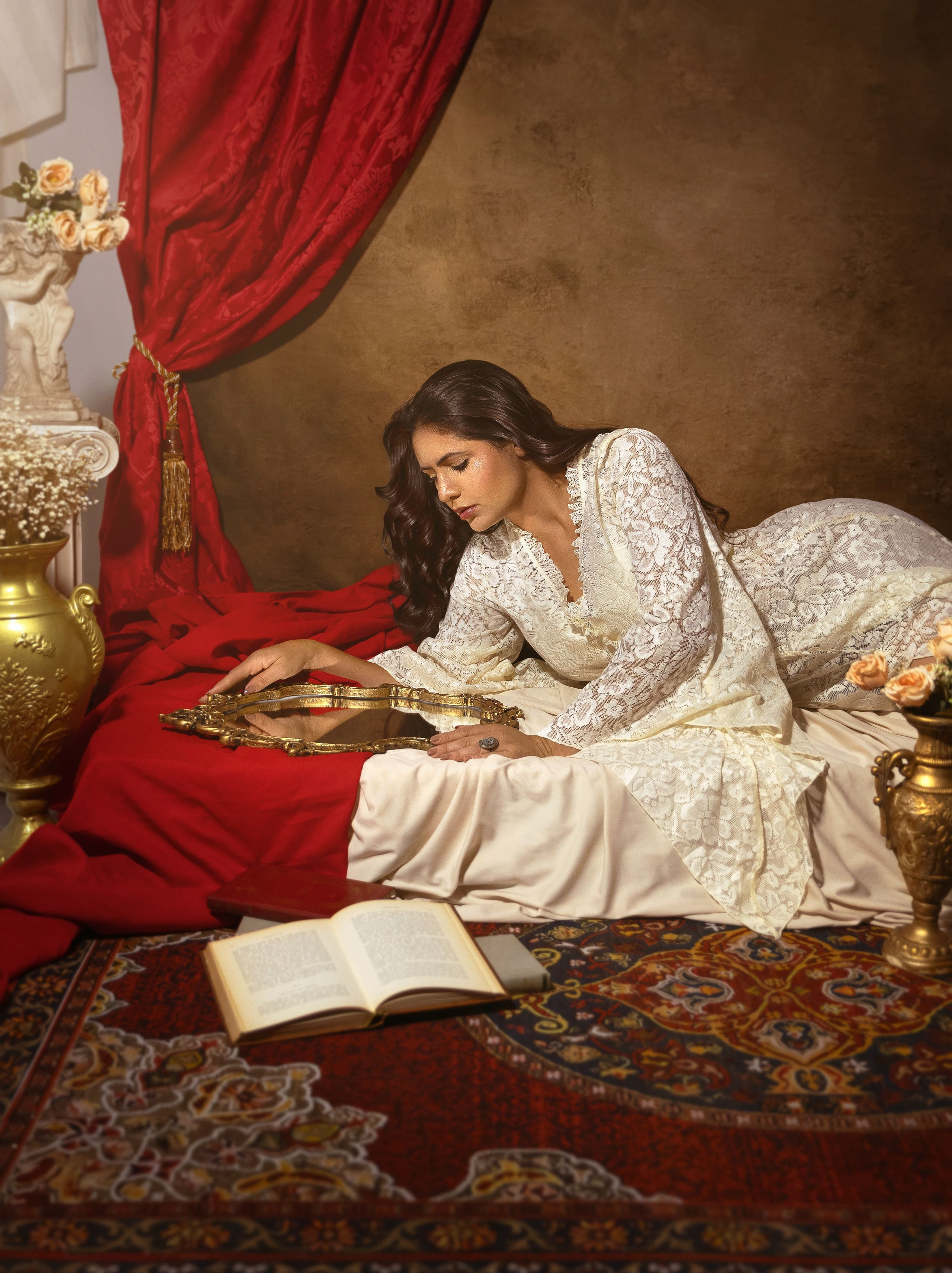 Ensaio artistico estilo Caravaggio Vintage — Zona Norte Tucuruvi. Fotógrafa em são paulo — Fotos Autênticas