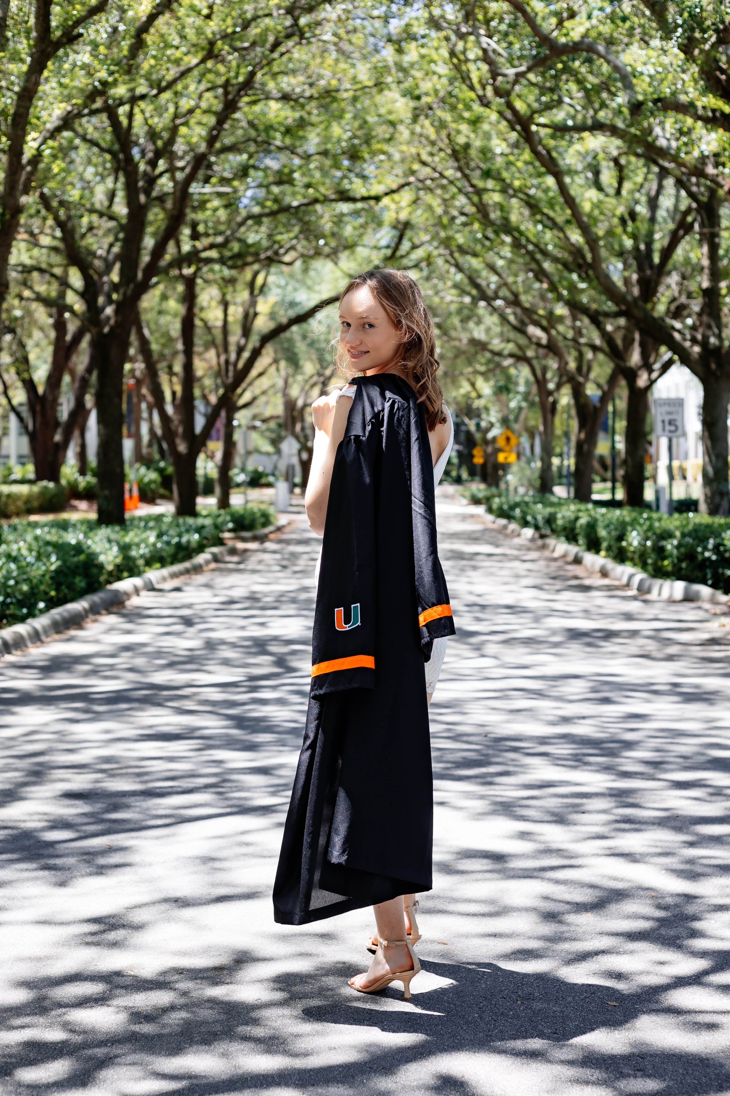 10 Spots For Graduation Photos At University of Miami. Portrait and graduation photographer Marina Simanava