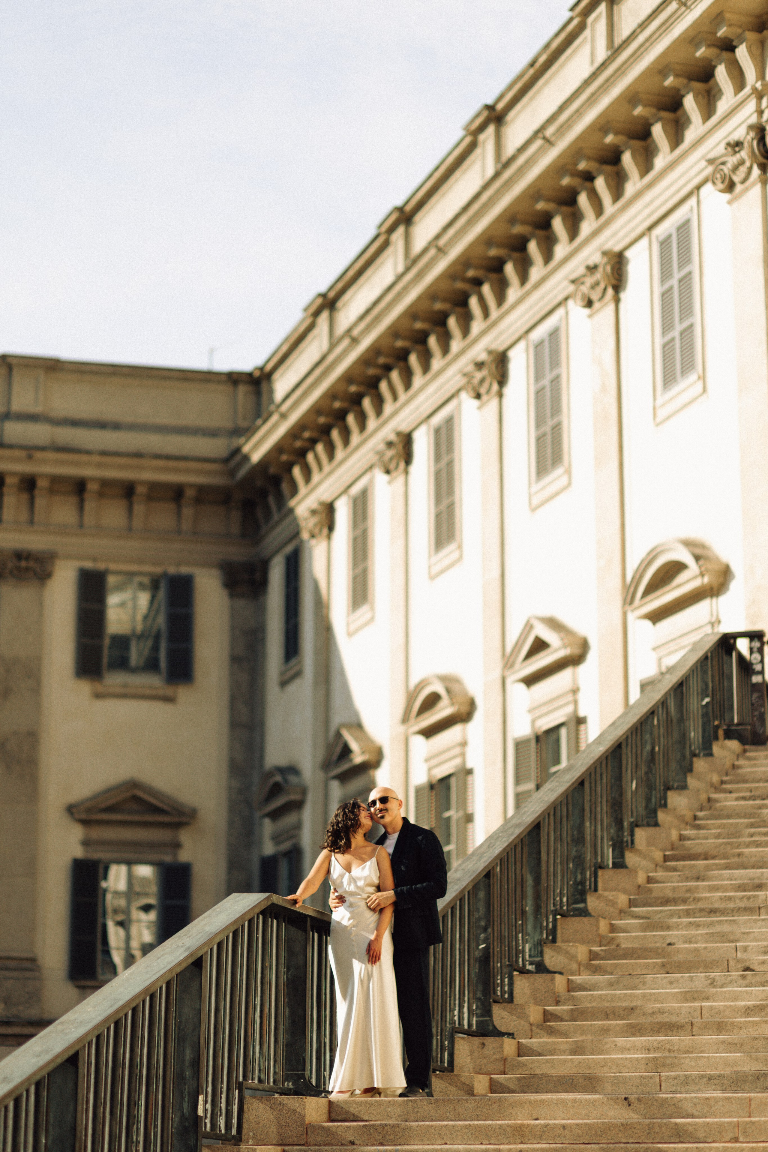 Engagement photosession in Milan Italy