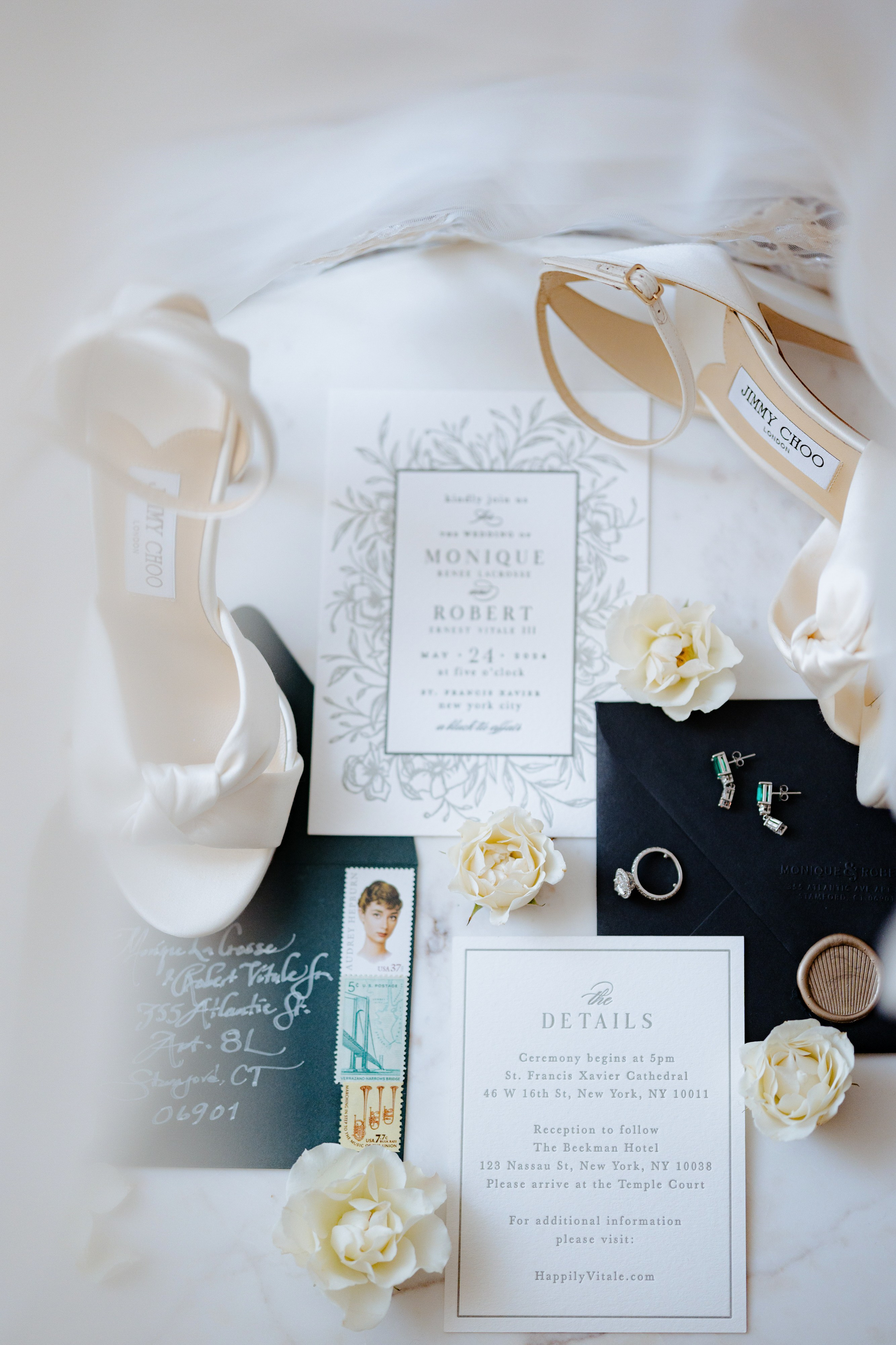 Monique and Robert’s Elegant Wedding at the Beekman Hotel. Wedding photographer and videographer New York | New Jersey