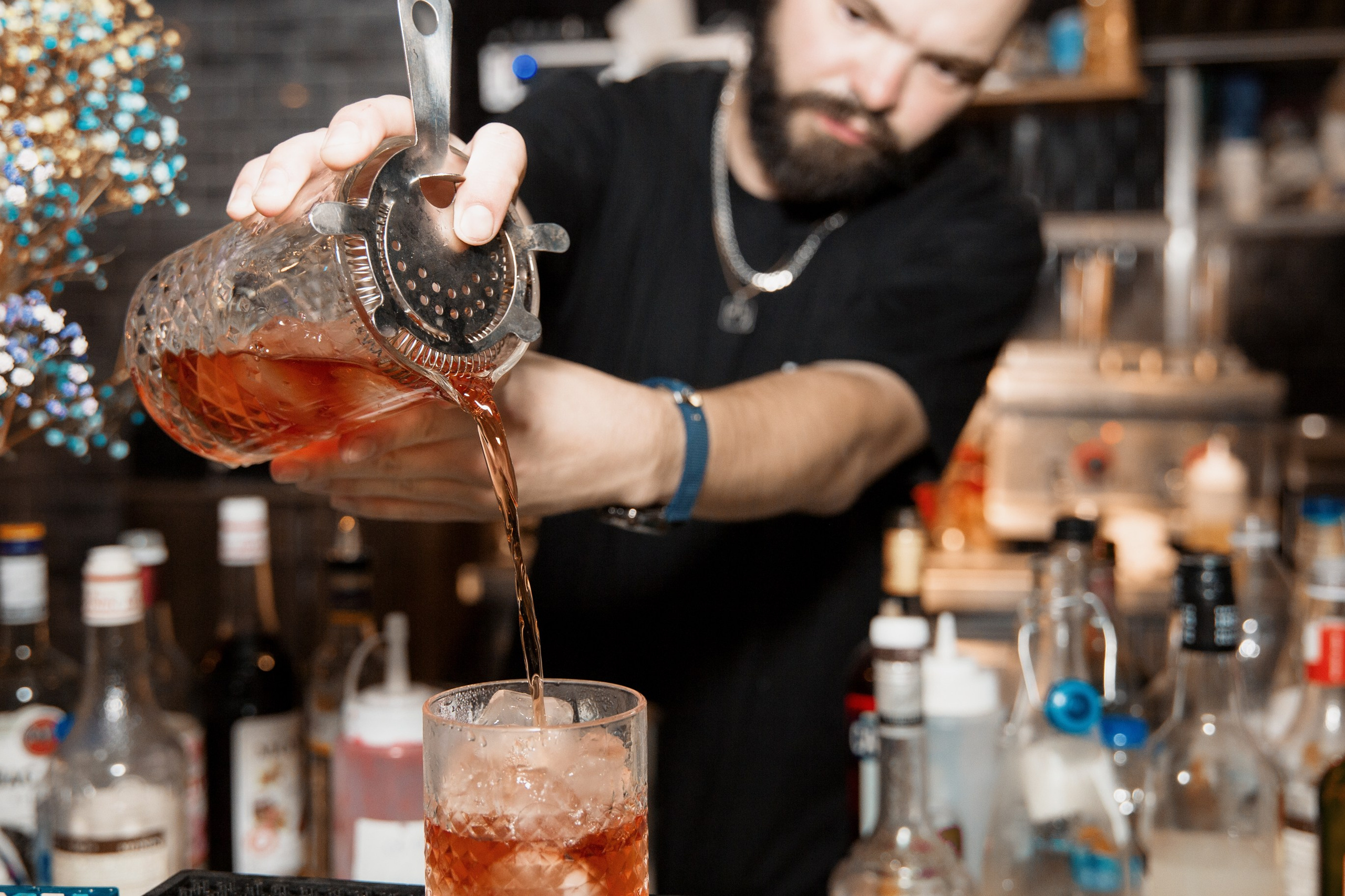 Контентная съемка для бара Focus. Портретный и репортажный фотограф в Израиле Рома Бирман