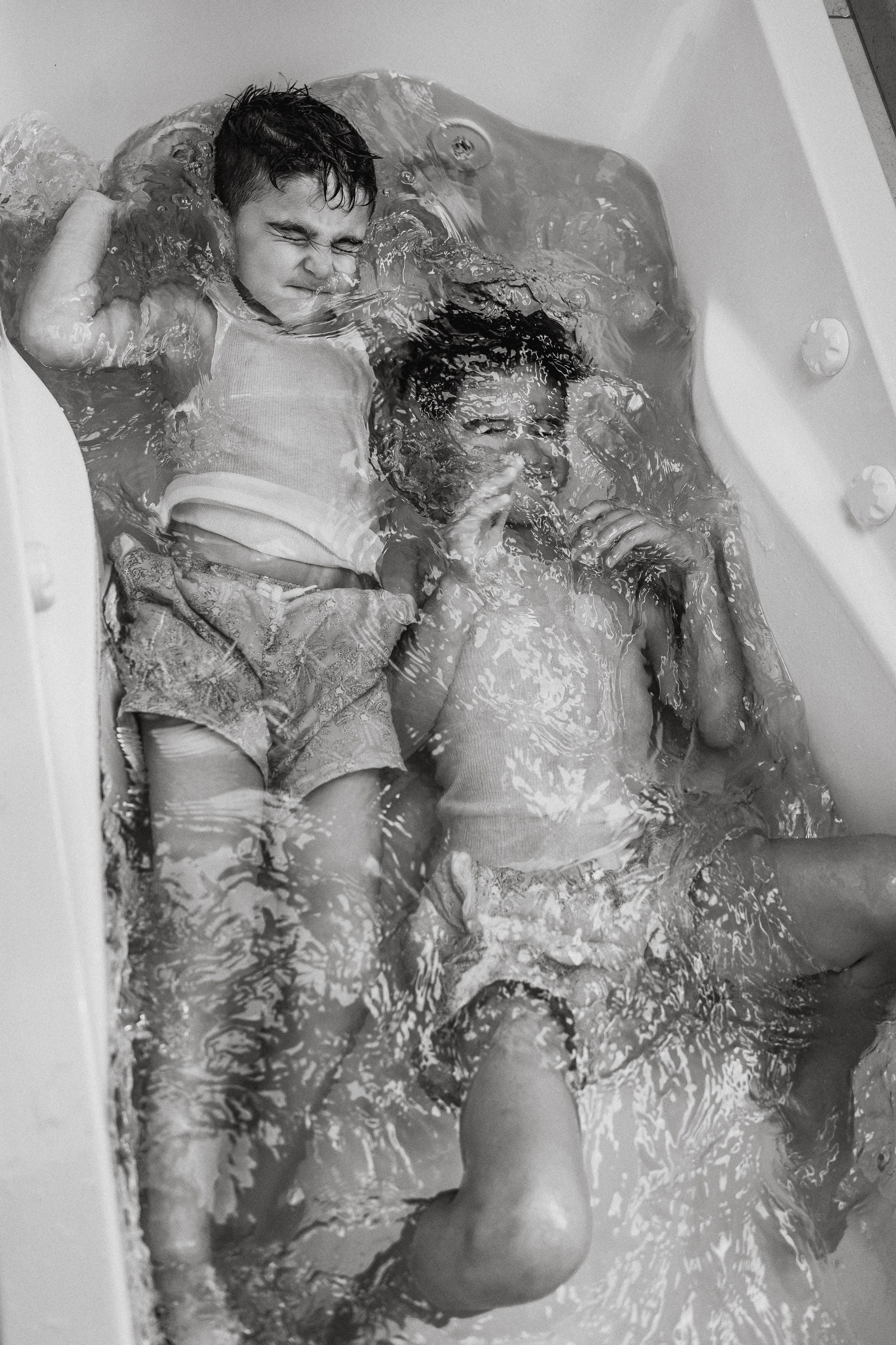 Samantha and kids at home. Wedding and family photographer and videographer PA, NJ, NY, DE, MD