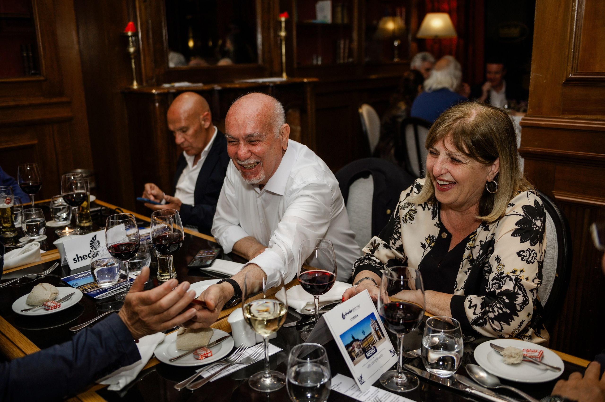 Corporate party at the restaurant — Pharma. Ваш фотограф в Лиссабоне — Анна Белова