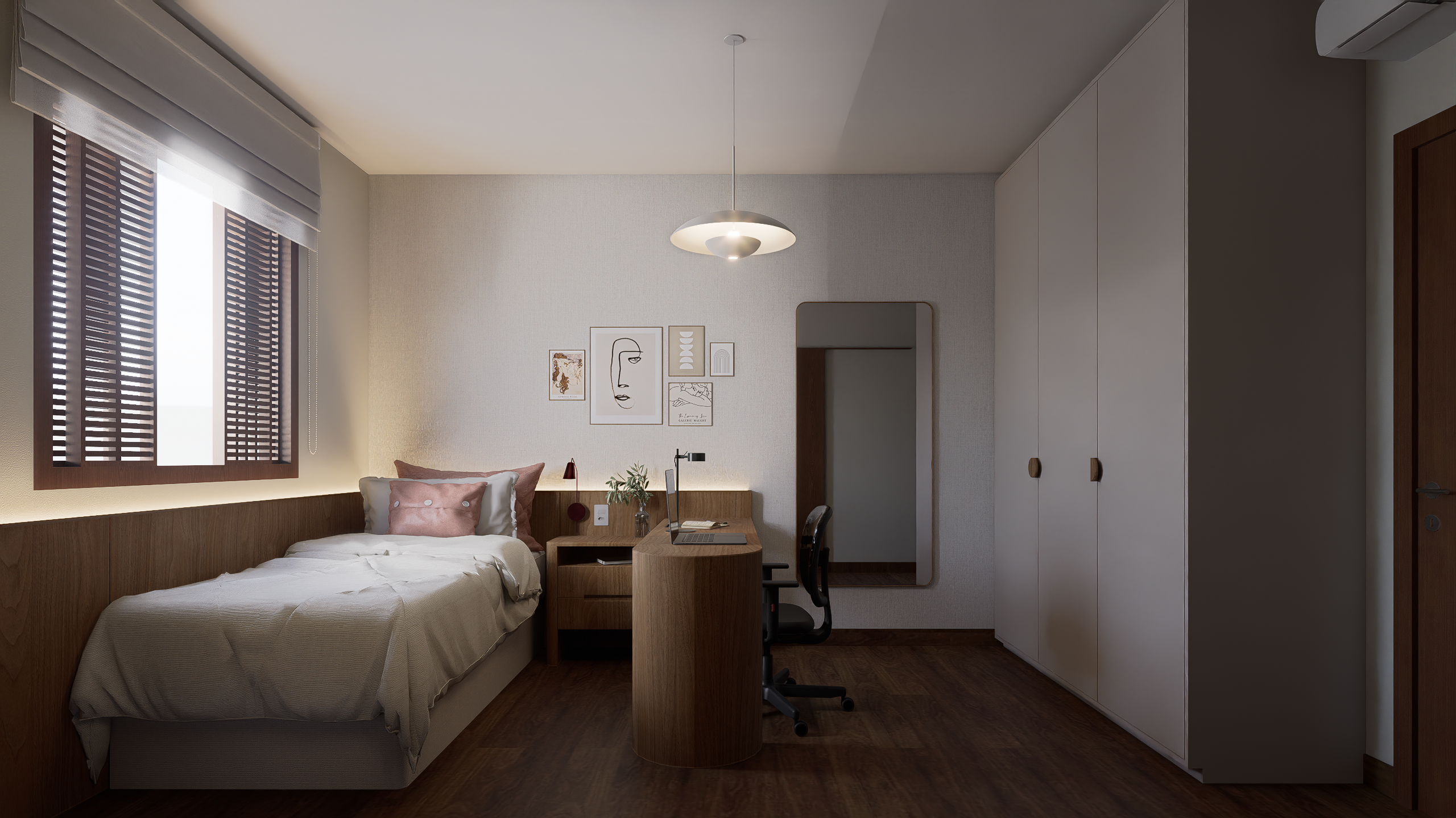 Quarto MRN | Interiores Residencial. Caio Almeida