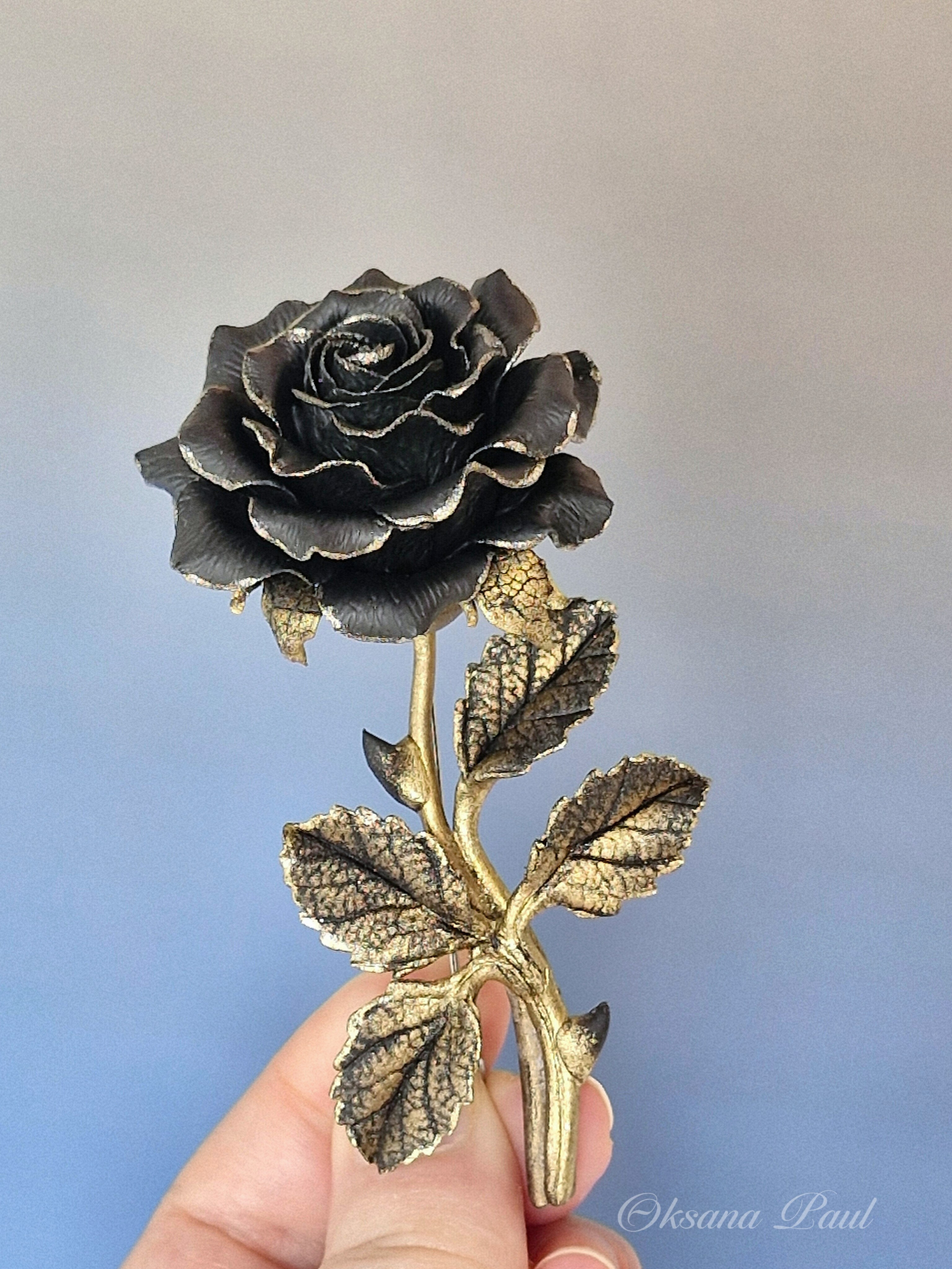 Броши с цветами / Blumen-Broschen ➜. Oksana Paul-Gardinen-Design Oksana Paul ✧ Art of Gardinen & Textile Design ✧ Polymer Clay Art & Handmade Creatures