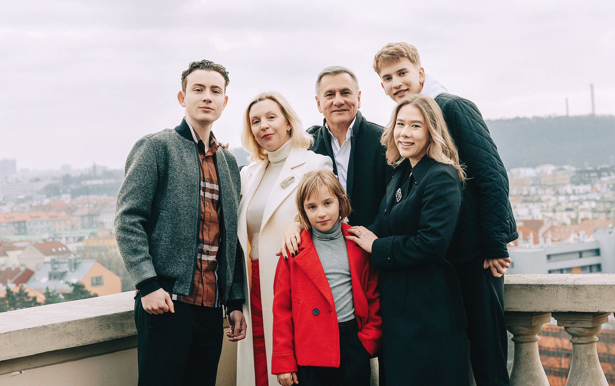 Наталья с семьей. Family and wedding photographer in Prague Natalia Fedori