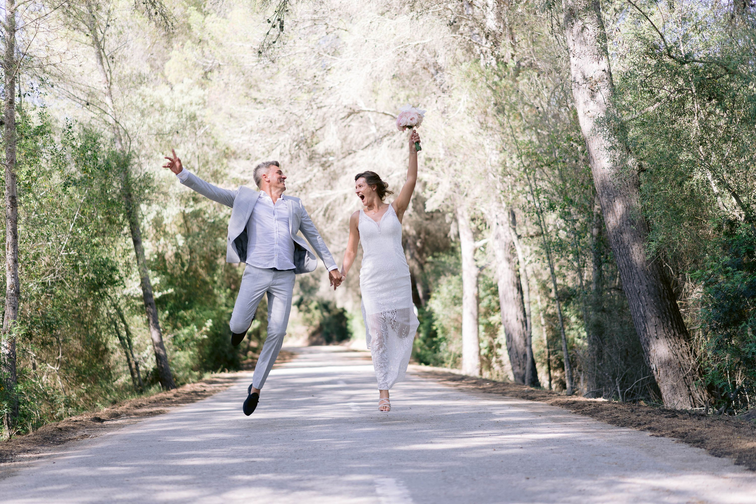 Excitement, happiness are the best words to express this Wedding image