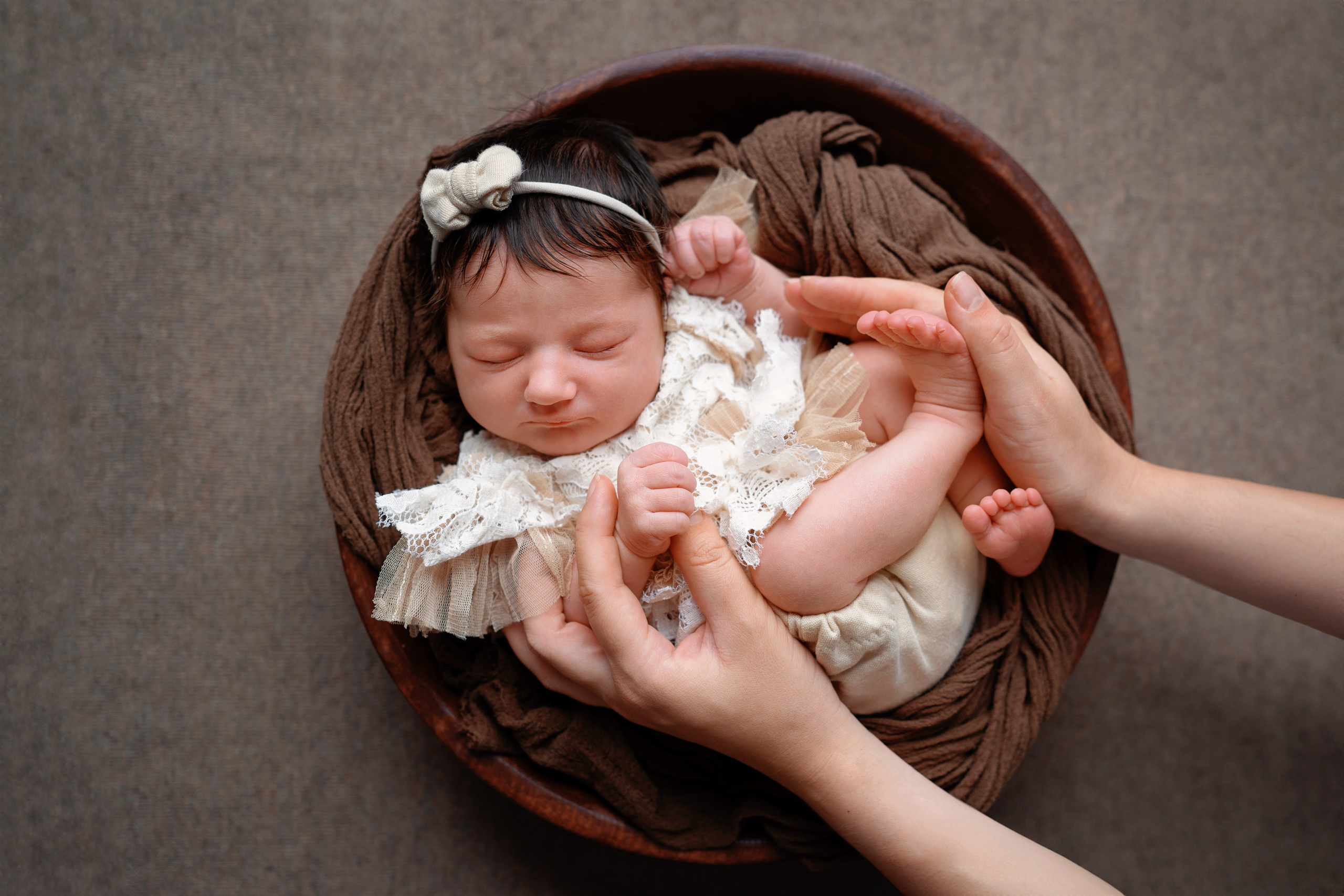 Оливия. Фотограф новорожденных и детей первого года Евгения Михалькевич