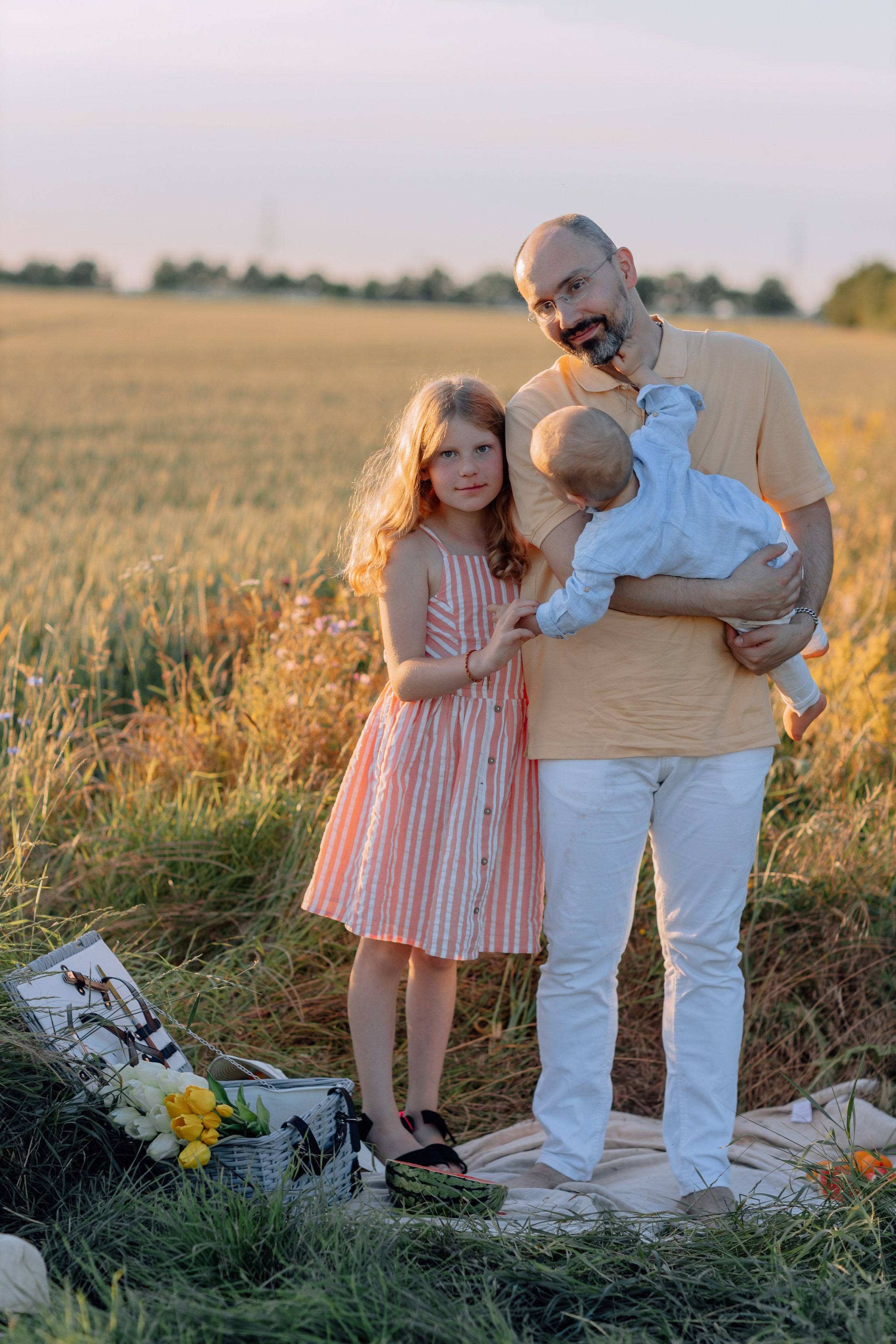 Sonnenuntergang. Hochzeitsfotograf München Taufe Familienfotograf Tanja Mauke