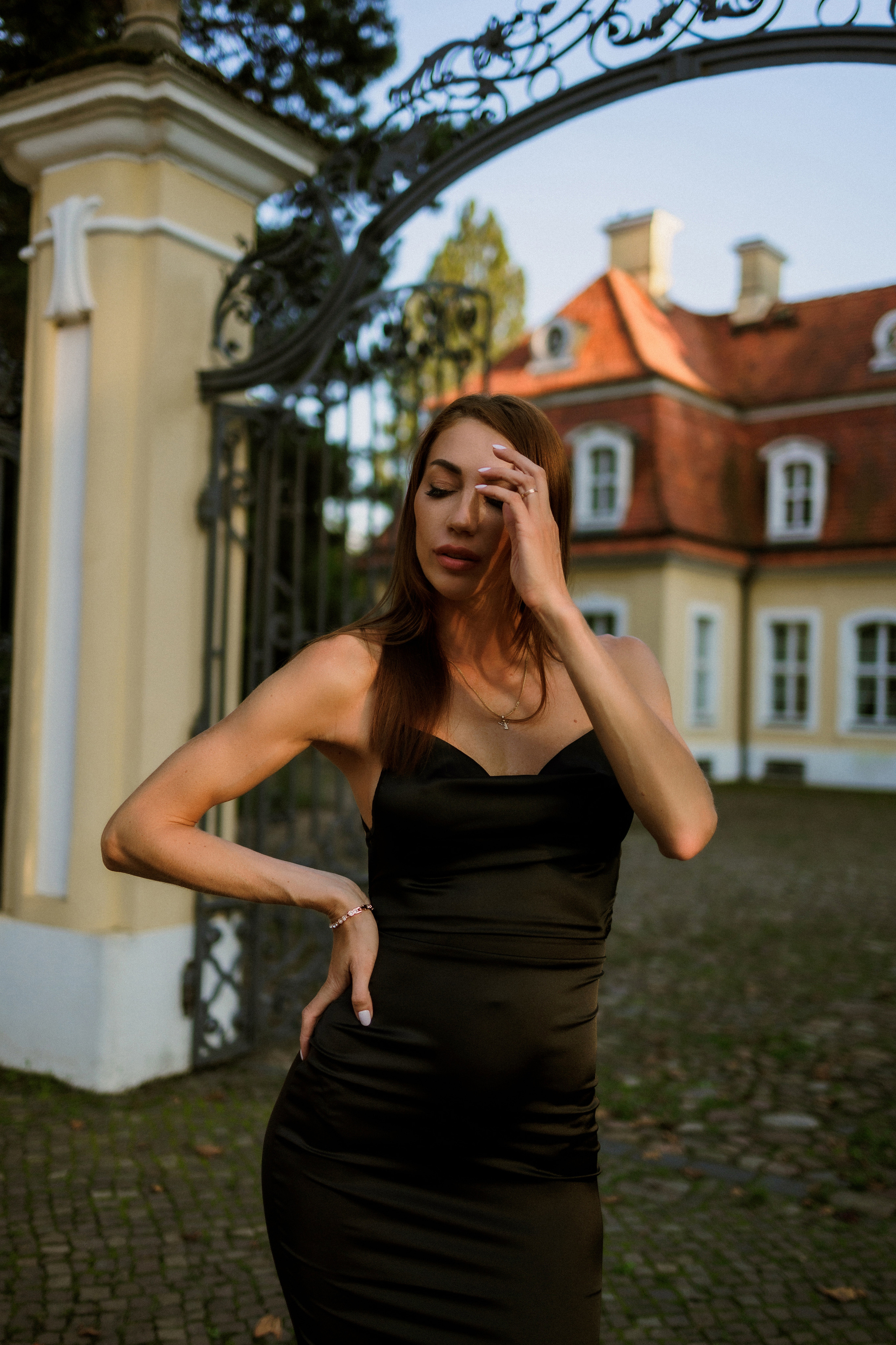 Golden Elegance. Outdoor Portraits at Sunset | Feminine, Graceful & Cinematic. Kristina Kozheltsova- Soulful Portrait&Lifestyle&Love Story Photographer in Leipzig, Germany