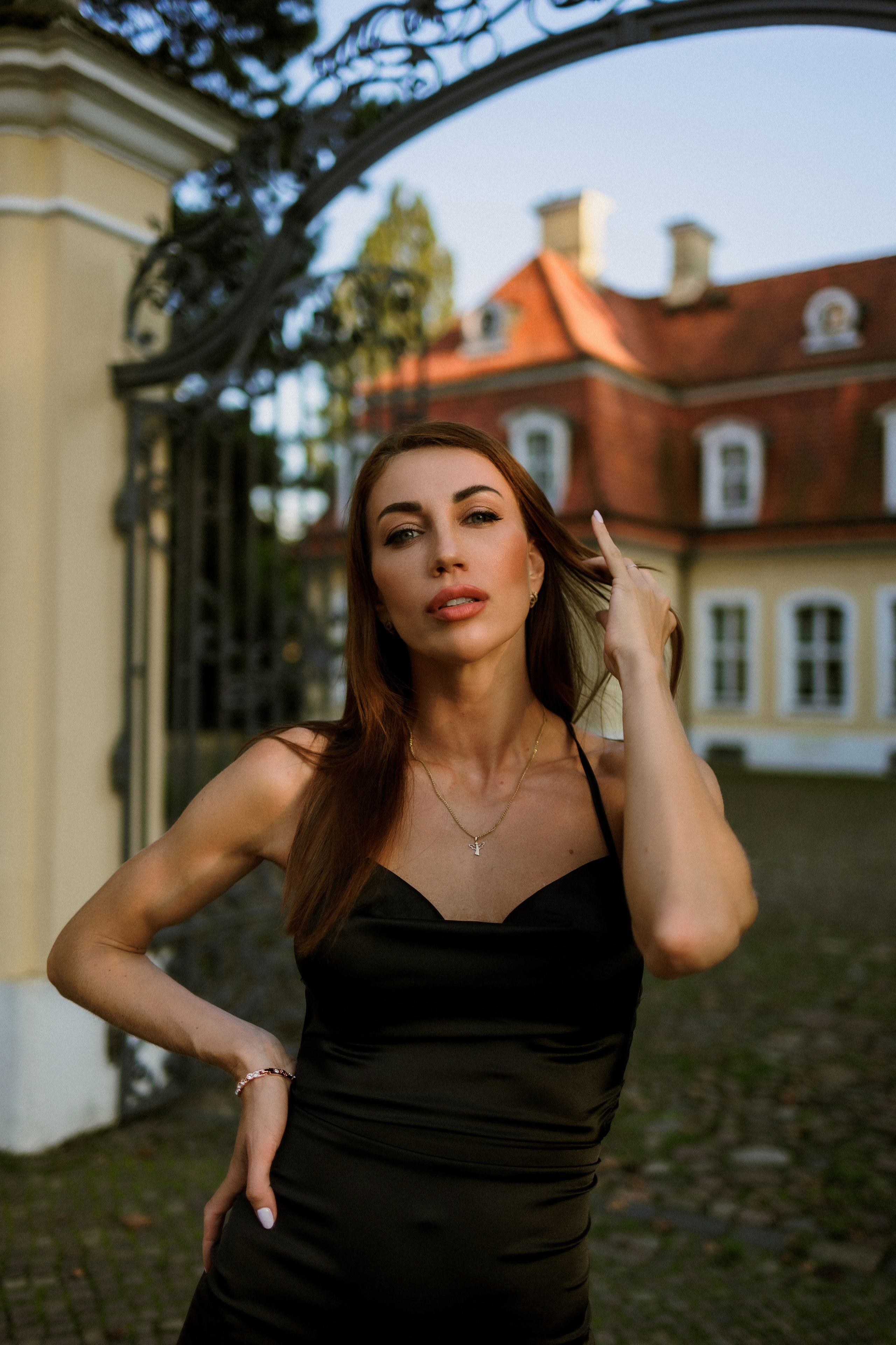 Golden Elegance. Outdoor Portraits at Sunset | Feminine, Graceful & Cinematic. Kristina Kozheltsova- Soulful Portrait&Lifestyle&Love Story Photographer in Leipzig, Germany