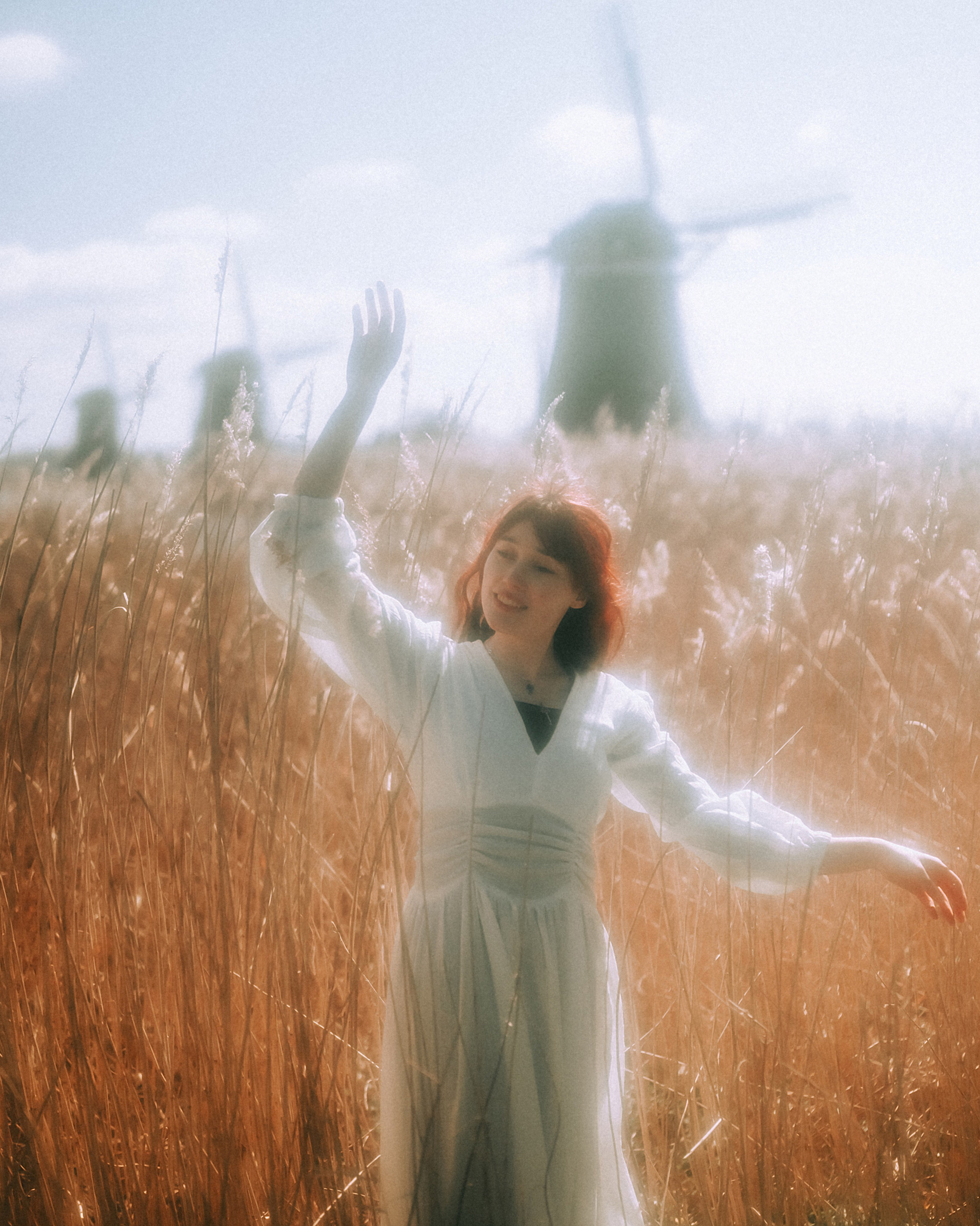 Outdoor Photoshoot with Windmills. Moth & Moss Photography
