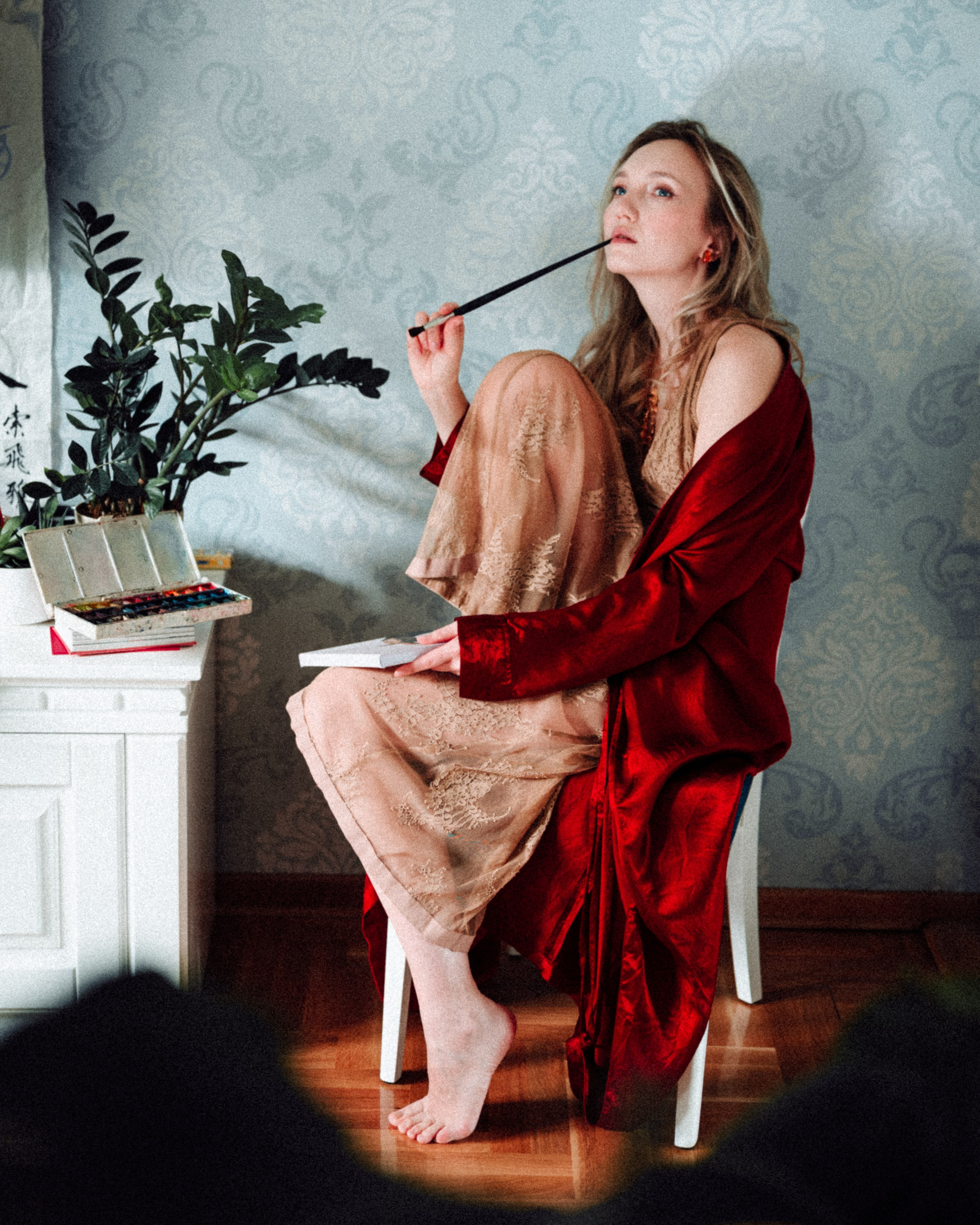 Bohemian Photoshoot Indoors. Moth & Moss Photography