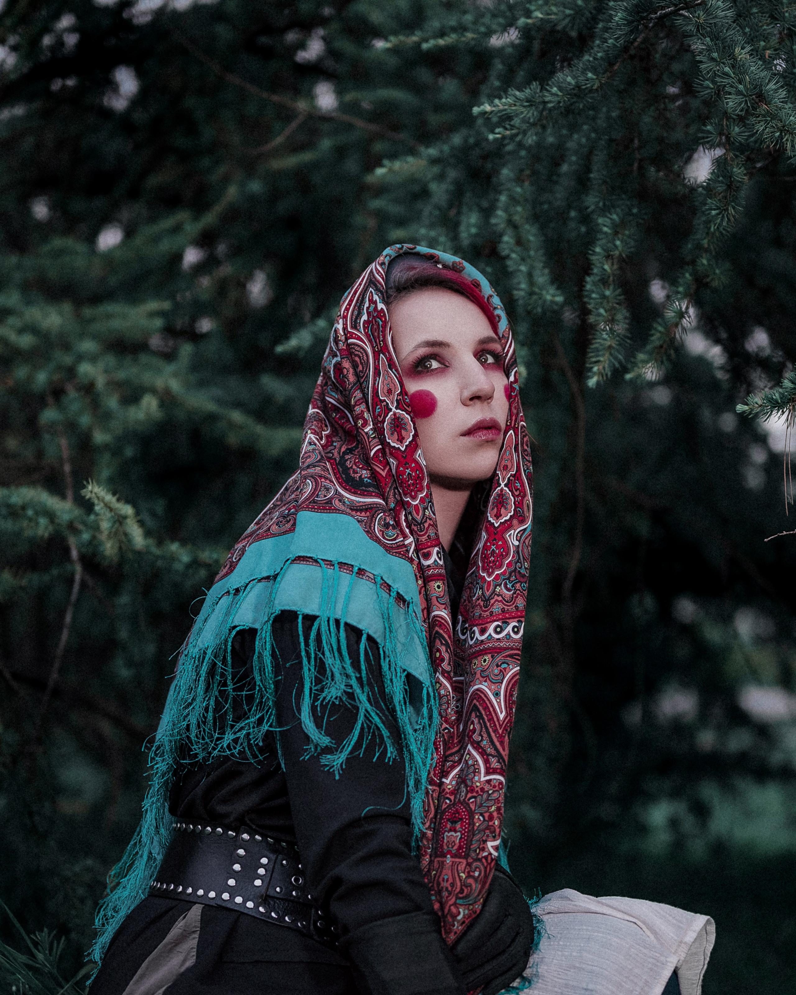 Dark Slavic Fairy-tale in Fir Trees. Moth & Moss Photography