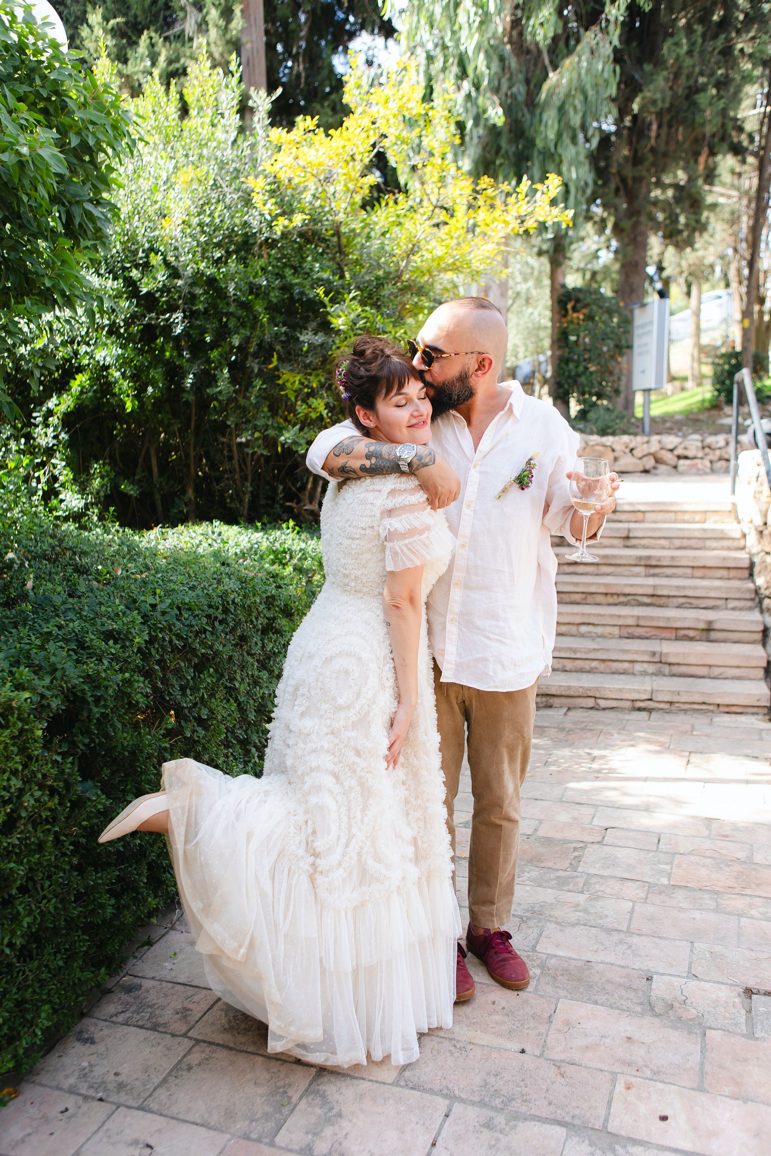 MORNING WEDDING AT YAMIN MOSHE. PHOTOGRAPHER IN ISRAEL