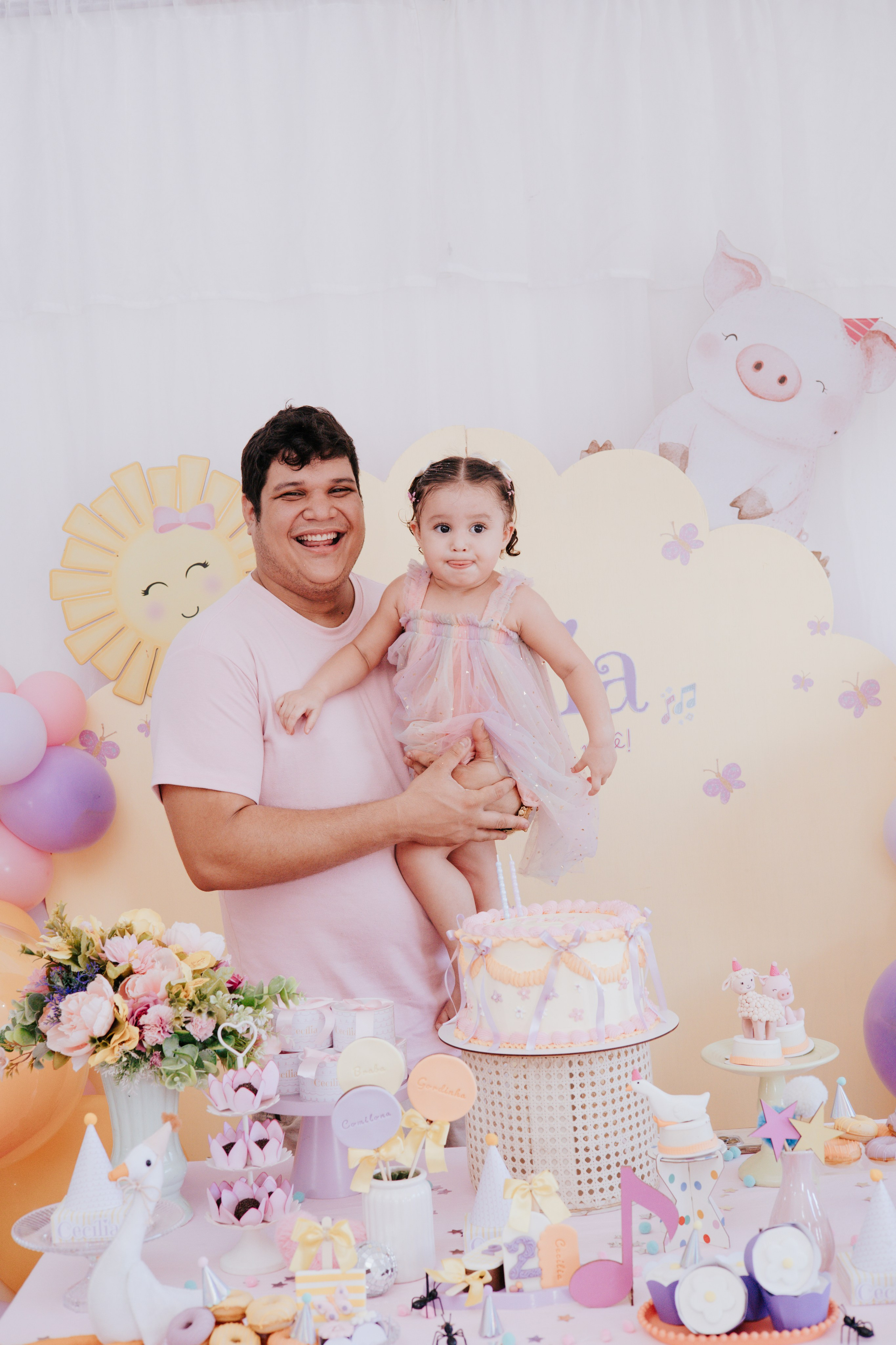 Cecília 2 anos. Fotografia de família e parto