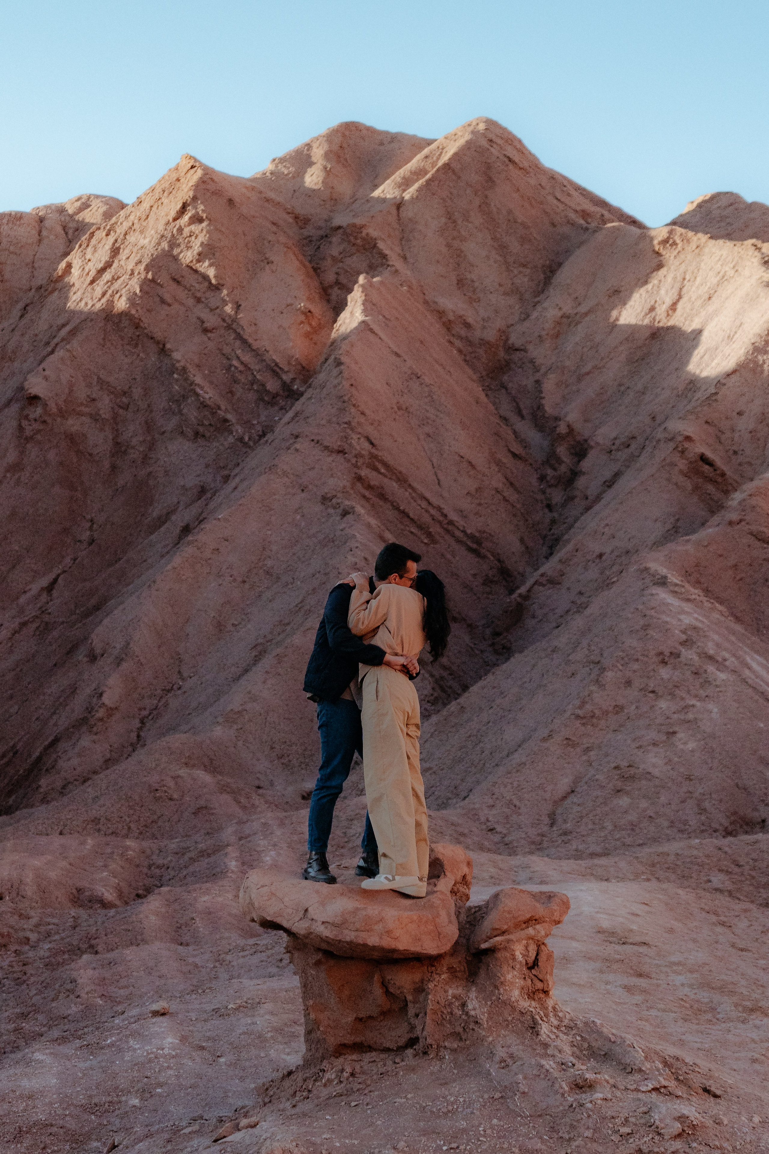 Sessão casual no Vale dos Cogumelos. Fotógrafo em San Pedro de Atacama
