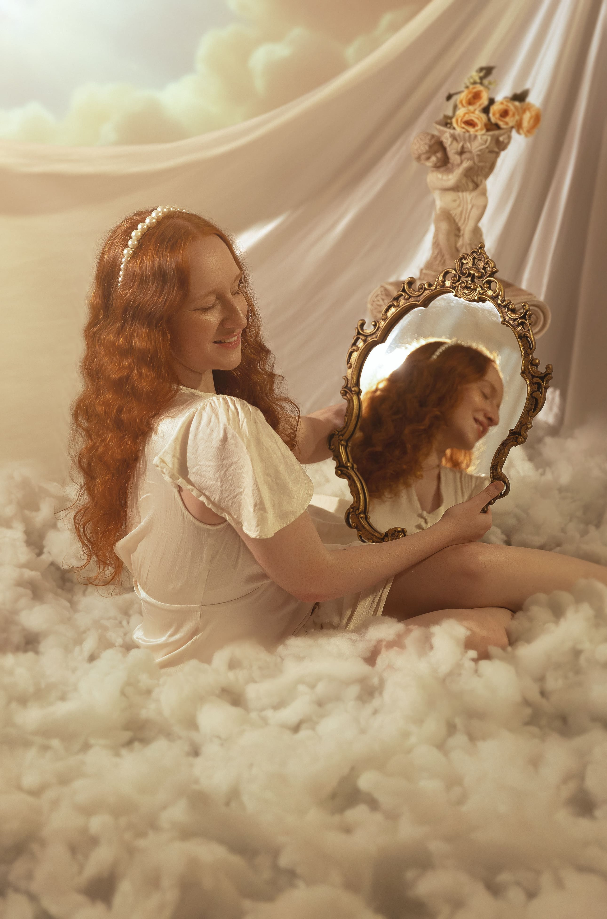 Ensaio fotografico renascentista Deusa Afrodite. Fotógrafa em são paulo — Fotos Autênticas