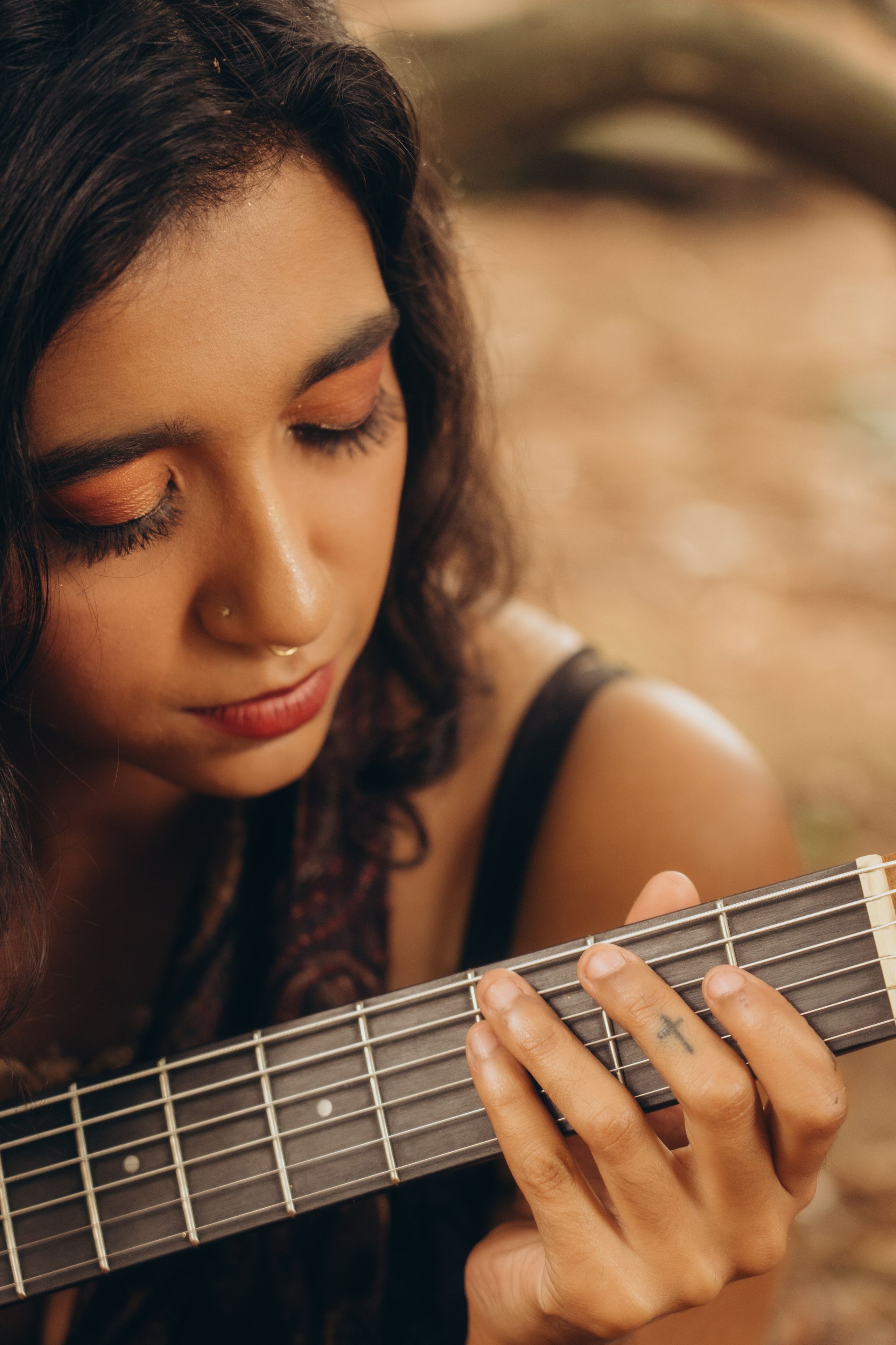 Debut Album Photoshoot for Rhode Island Musician. Daria Deschain Cinematic Photography in Connecticut
