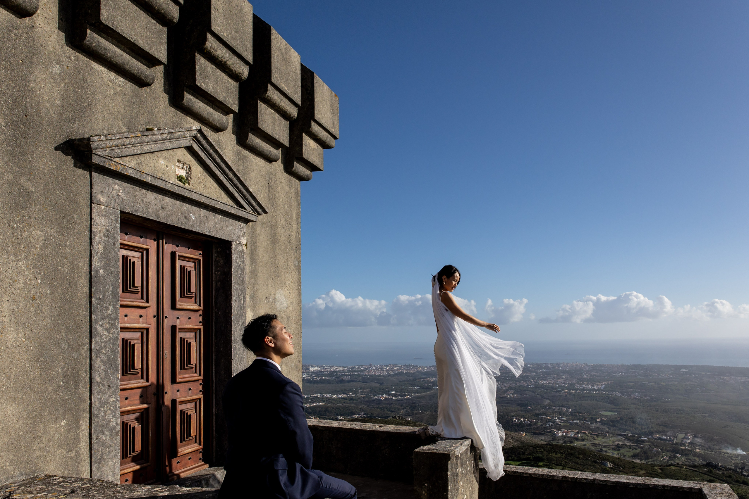 Sintra Elopement at Cabo da Roca Cliffs | Portugal. Lisbon Wedding Photographer | Timeless Documentary Wedding Photography