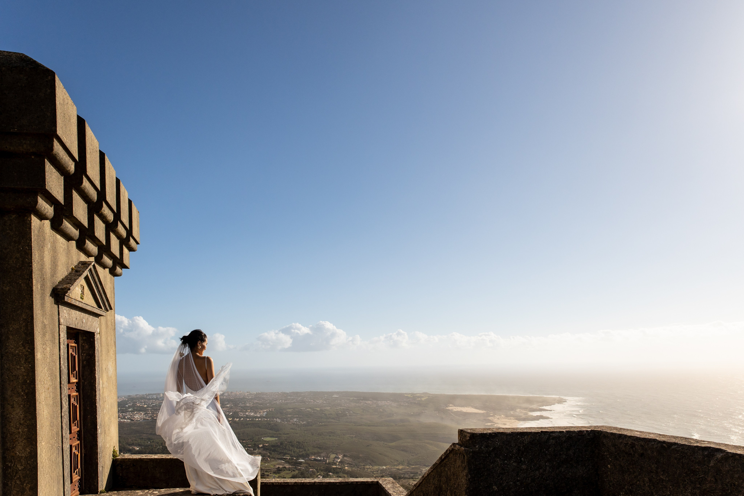 Sintra Elopement at Cabo da Roca Cliffs | Portugal. Lisbon Wedding Photographer | Timeless Documentary Wedding Photography