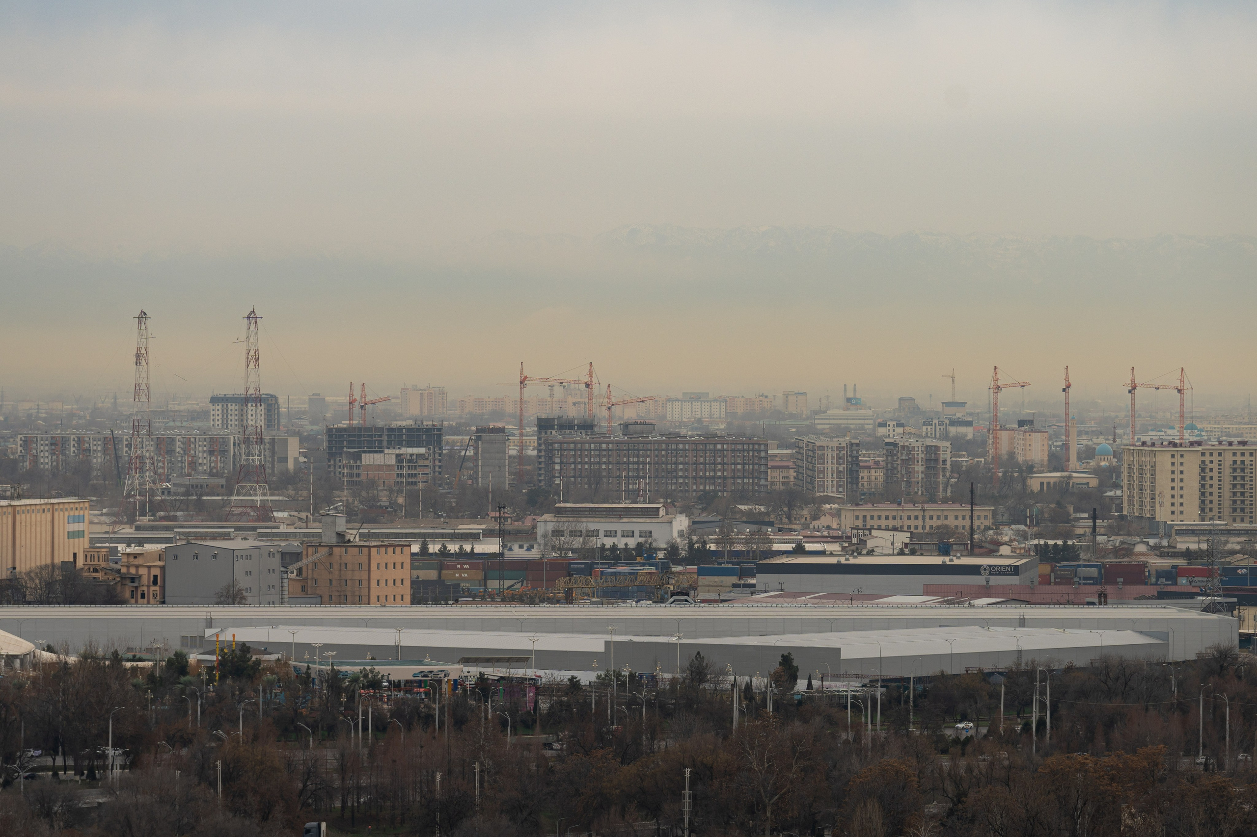 Смог в Ташкенте или Взгляд на город с высоты птичьего полета. Георгий Намазов | Фотограф в Ташкенте