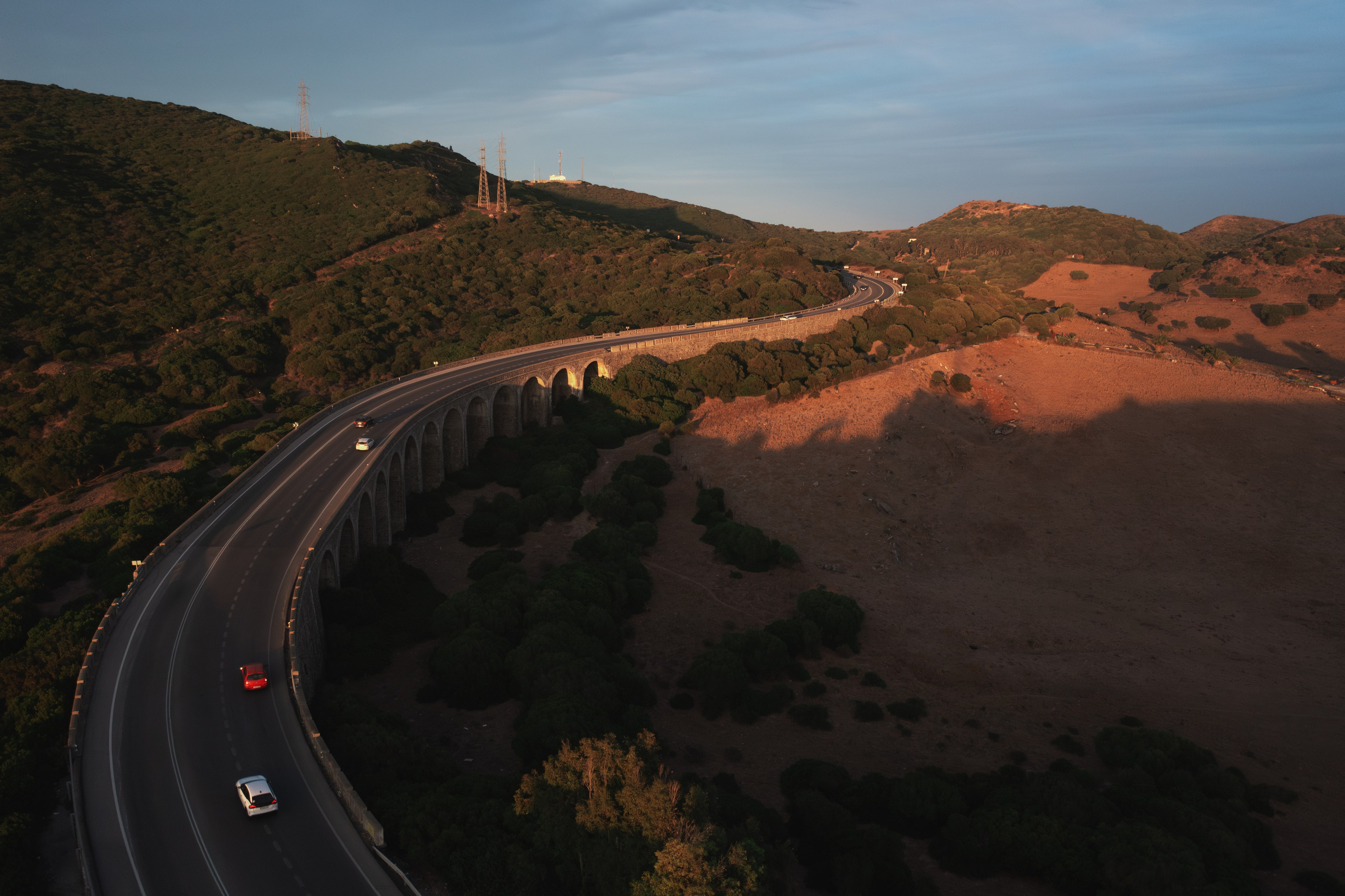 Marbella-based aerial photographer captures Tarifa scenic wind farms and hill landscapes