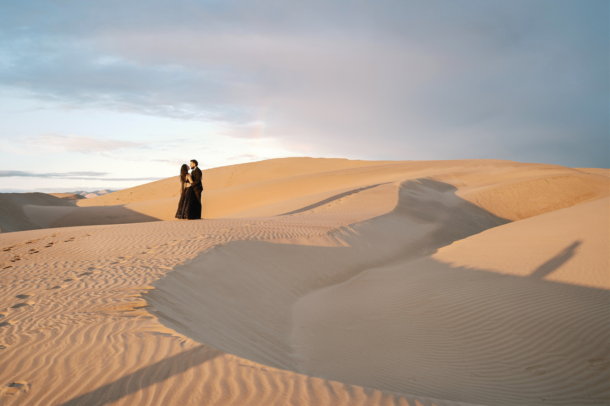Elopement at Pismo Beach Sand Dunes, California. Wedding Photography & Videography Team in California, Los Angeles, San Francisco, San Diego and Travel