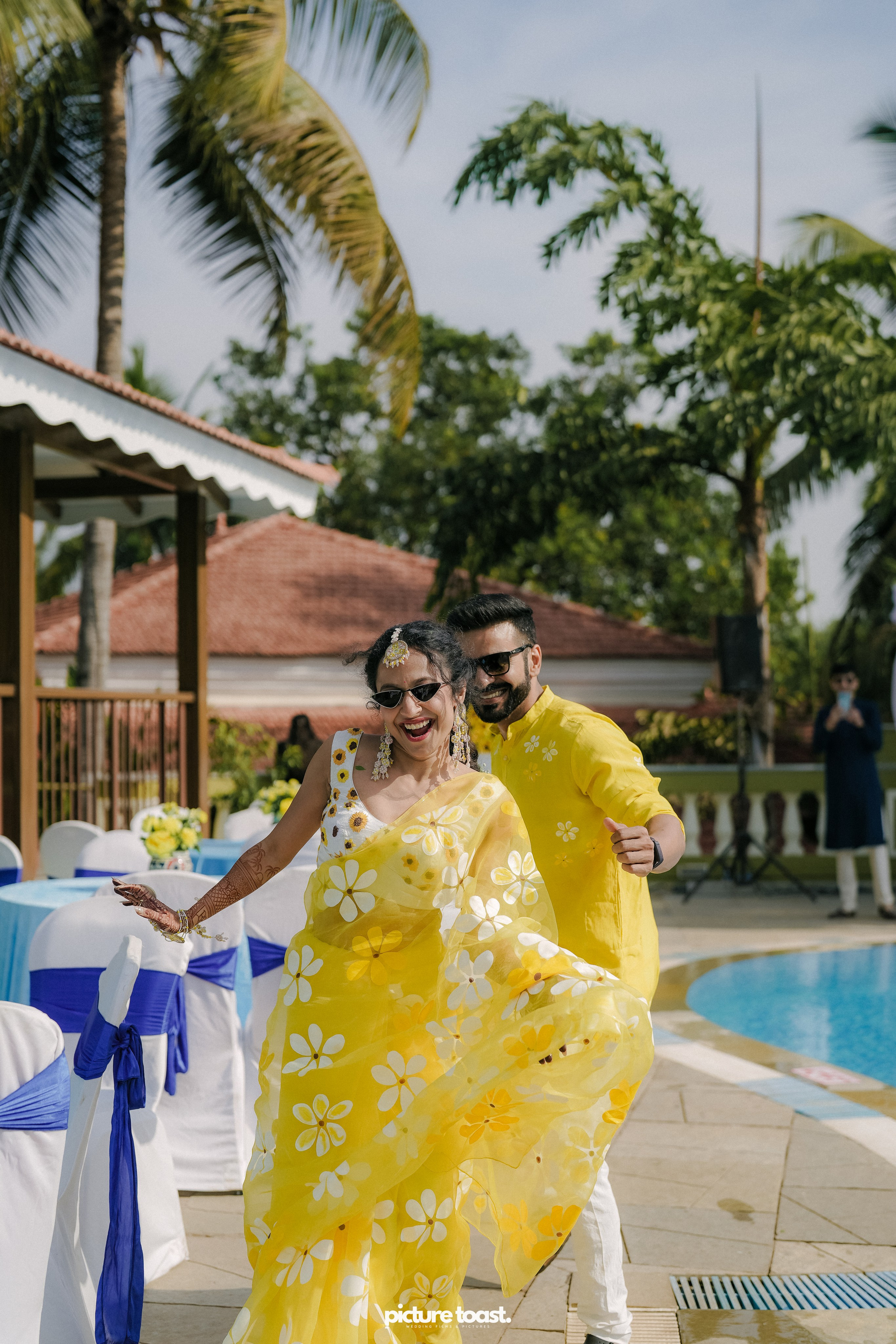 Haldi Hues Ft. Baebie & Goyal. Fine art Wedding Photographers in India & Canada