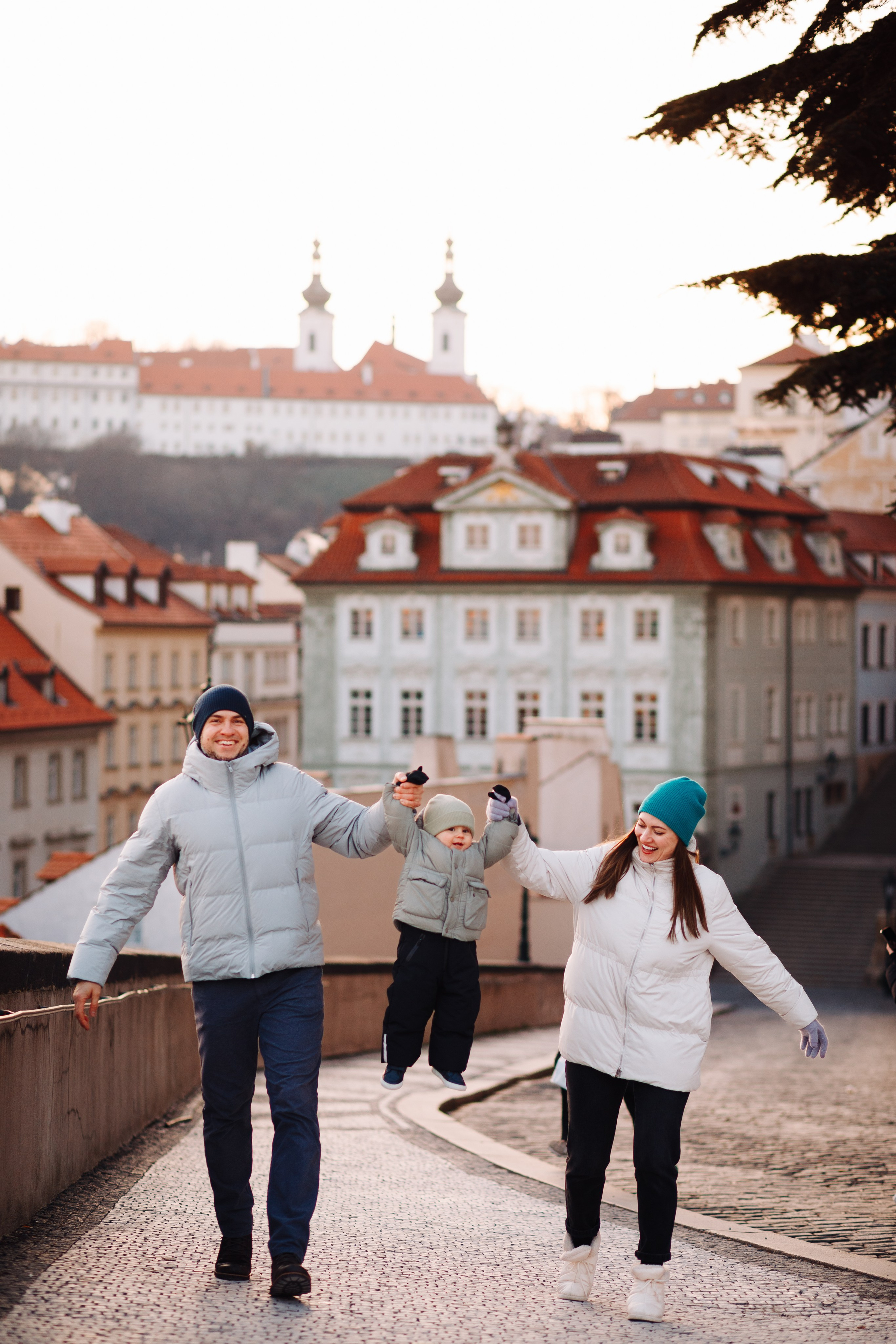 Anna, Roman & Max. Photographer in Prague for tourists