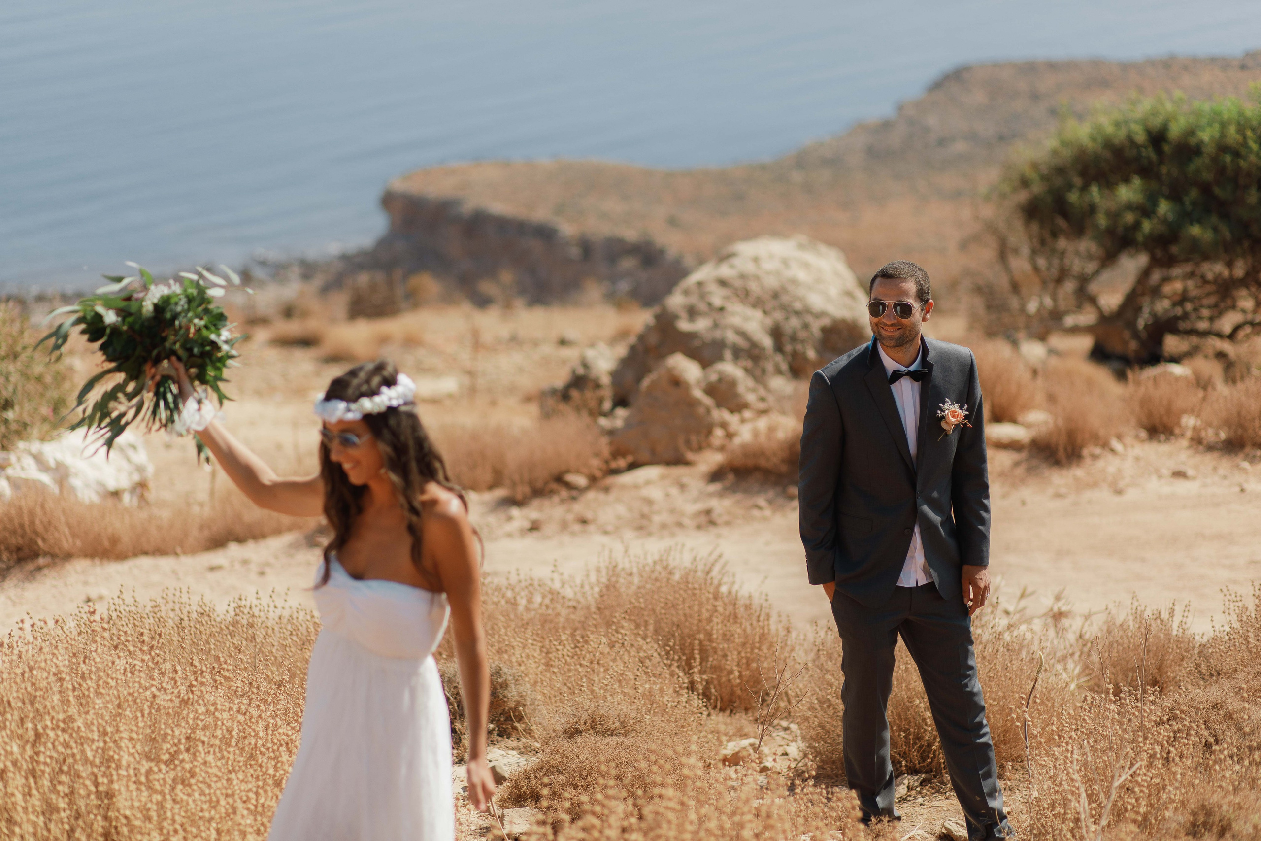 Marino & Steffi, Crete. Denny Savon — Photographer in Santorini | Weddings, Love Stories & Flying Dress