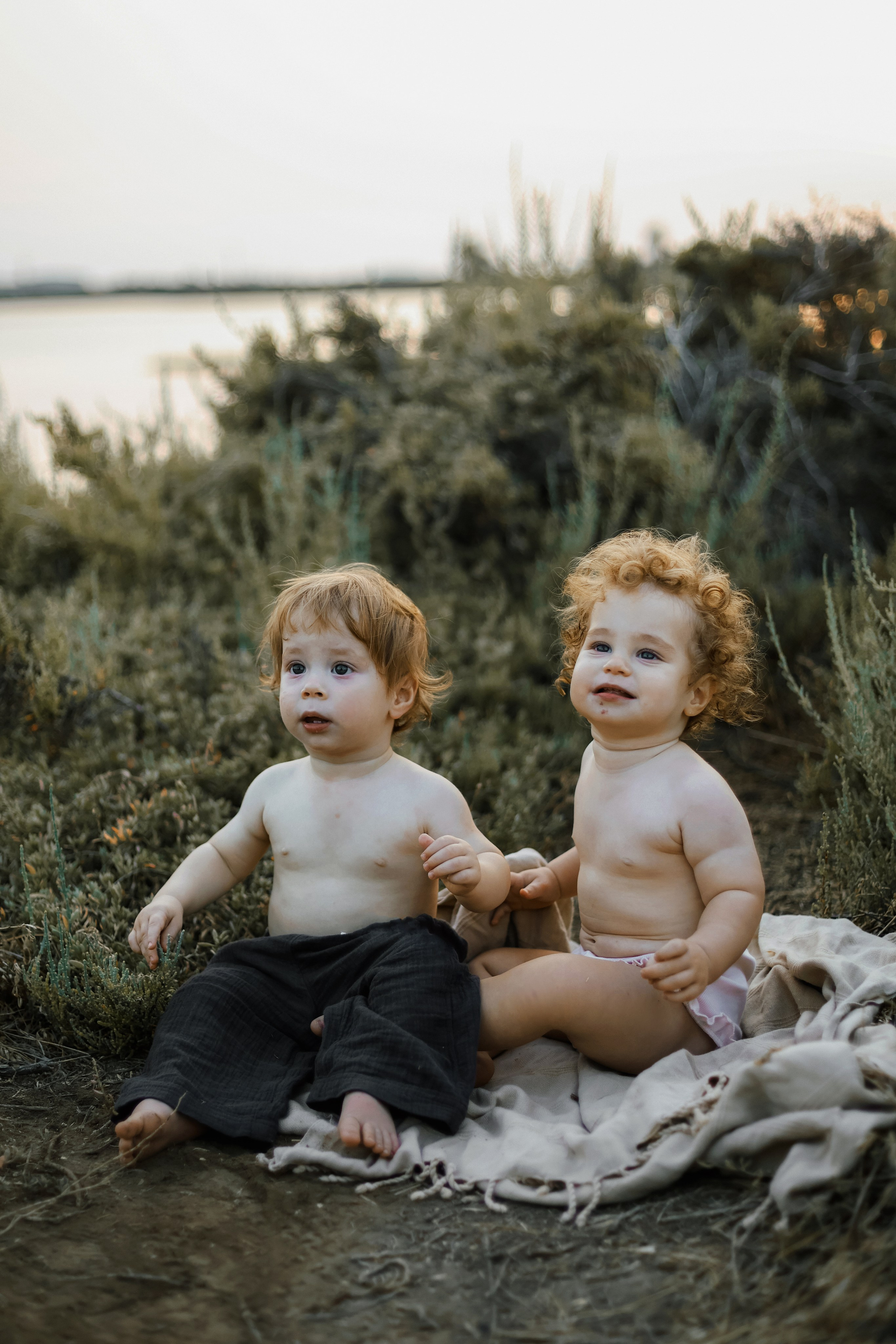 Little curls in Atlit. Family photographer in Israel