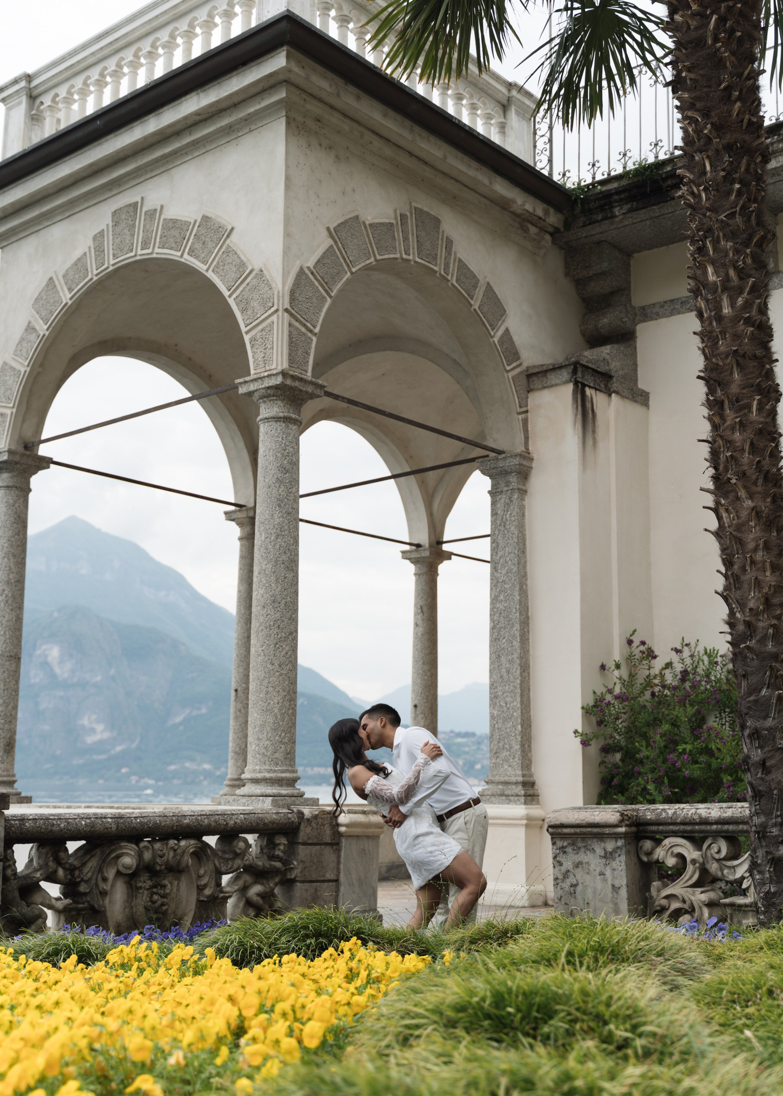 Villa Monastero Secret Proposal. Proposal Photographer in Lake Como