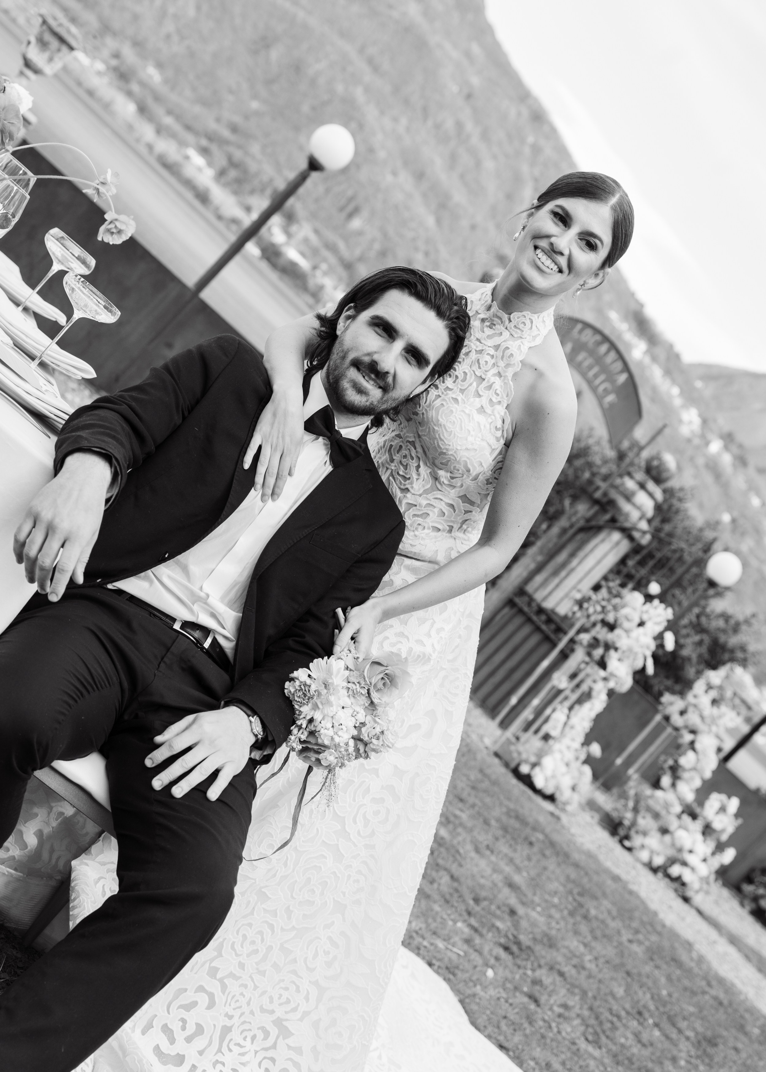 Serena & Dave Aperol Wedding. Proposal Photographer in Lake Como