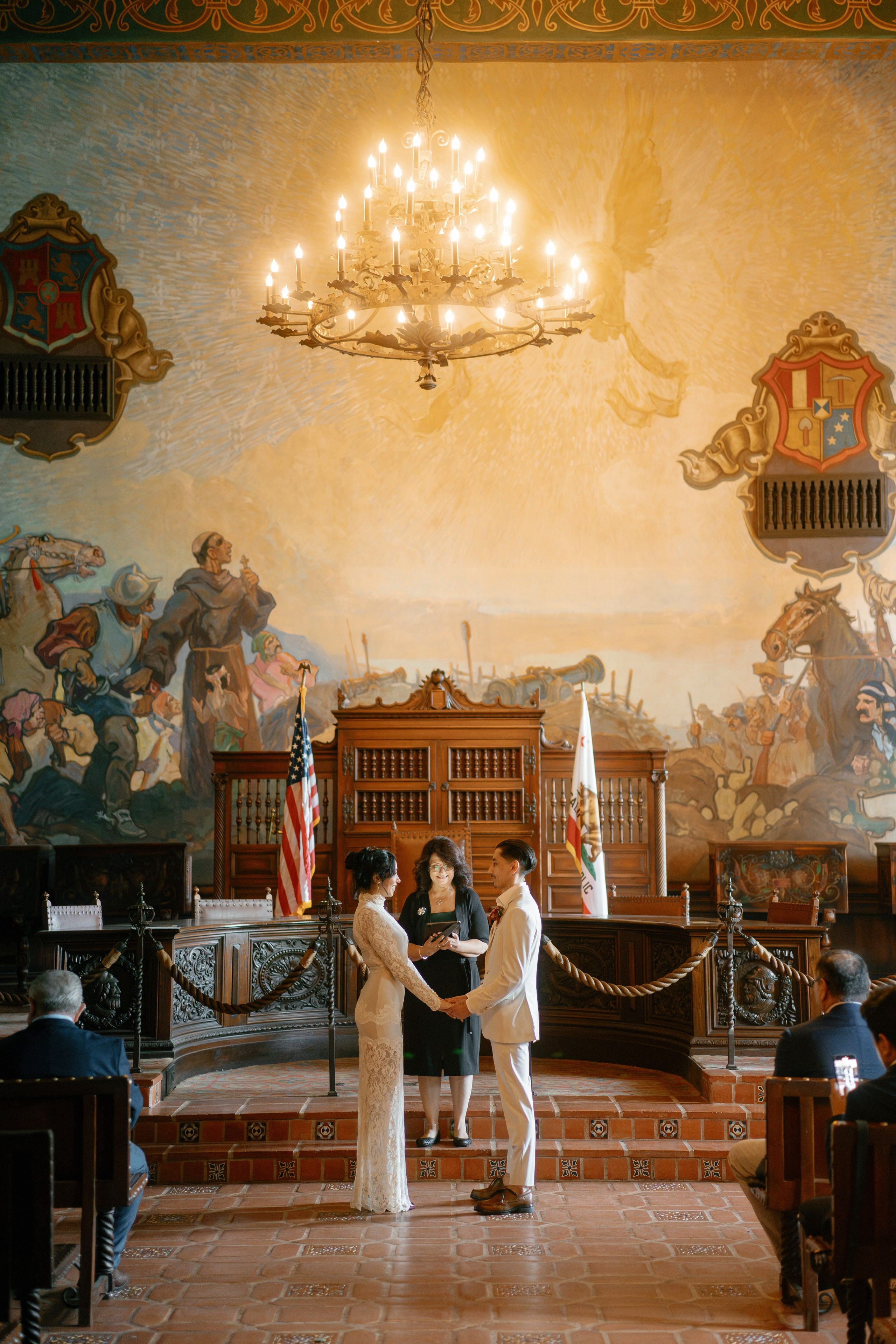 Intimate Wedding in Santa Barbara. Wedding Photography & Videography Team in California, Los Angeles, San Francisco, San Diego and Travel