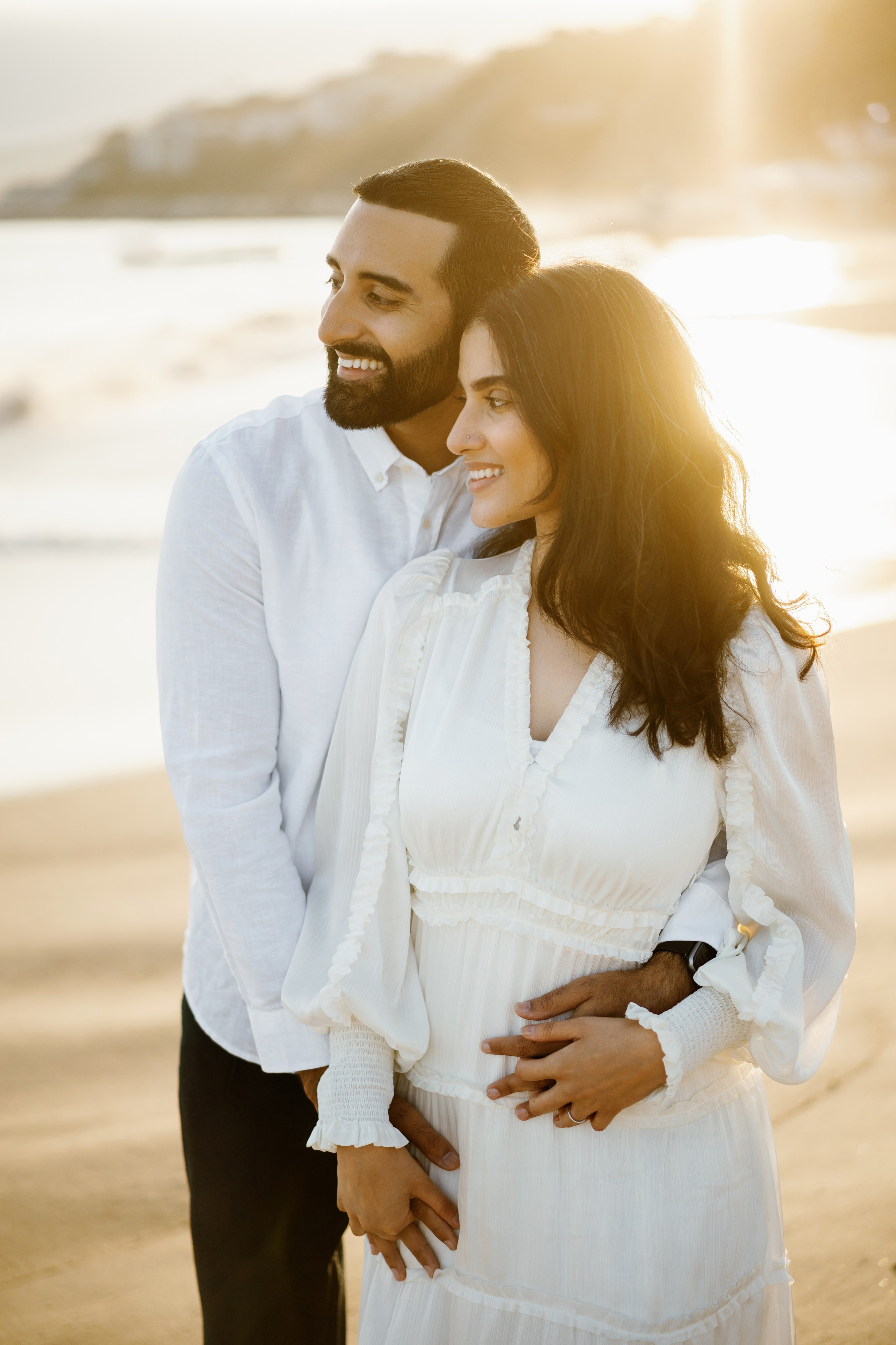 Santa Monica Sunset Engagement Photoshoot. Wedding Photography & Videography Team in California, Los Angeles, San Francisco, San Diego and Travel