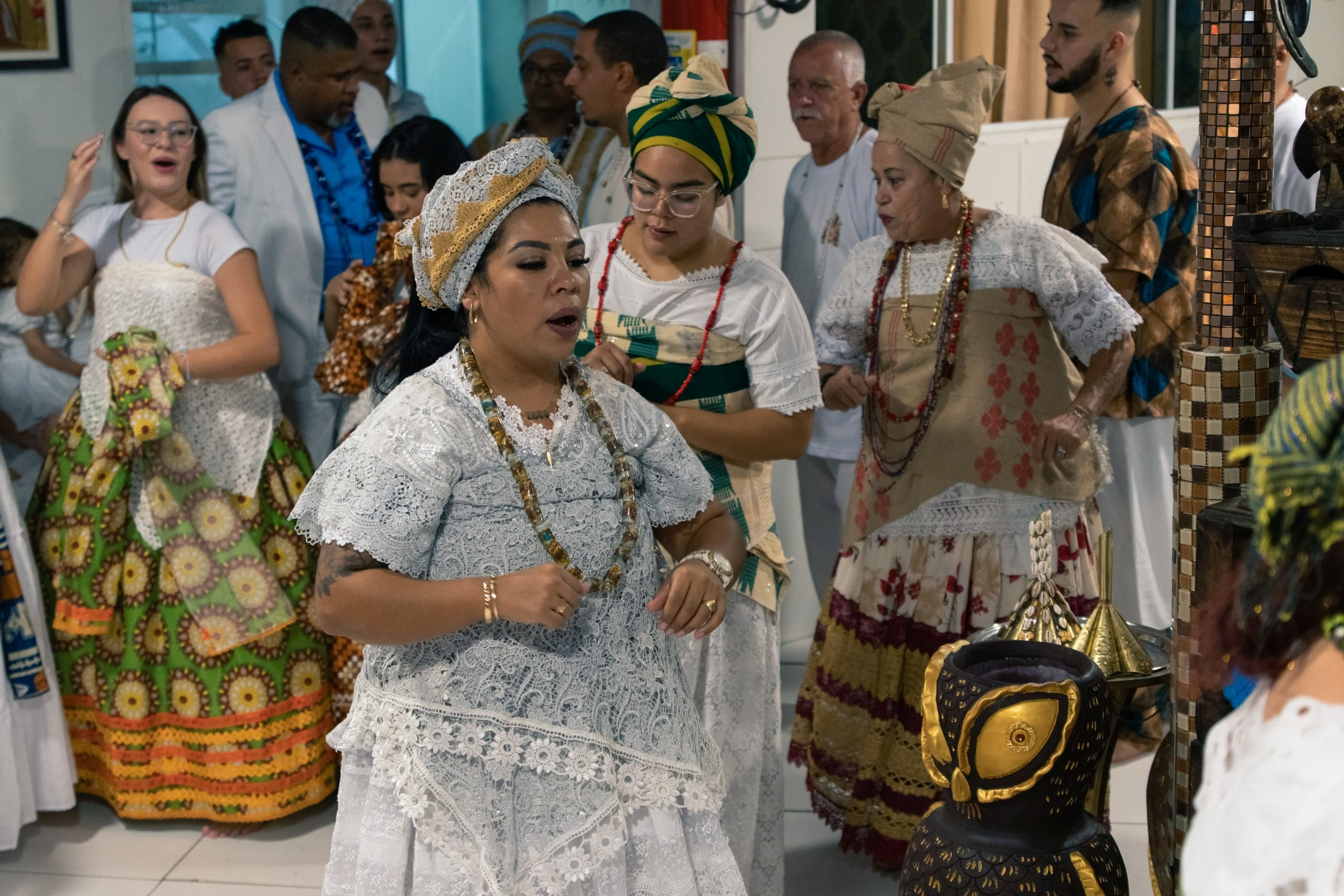 19/04/2025 — Iniciação Oloyê Pablo, Ajoyê Maria Júlia e Iyawo Arthur. Aladá Produções