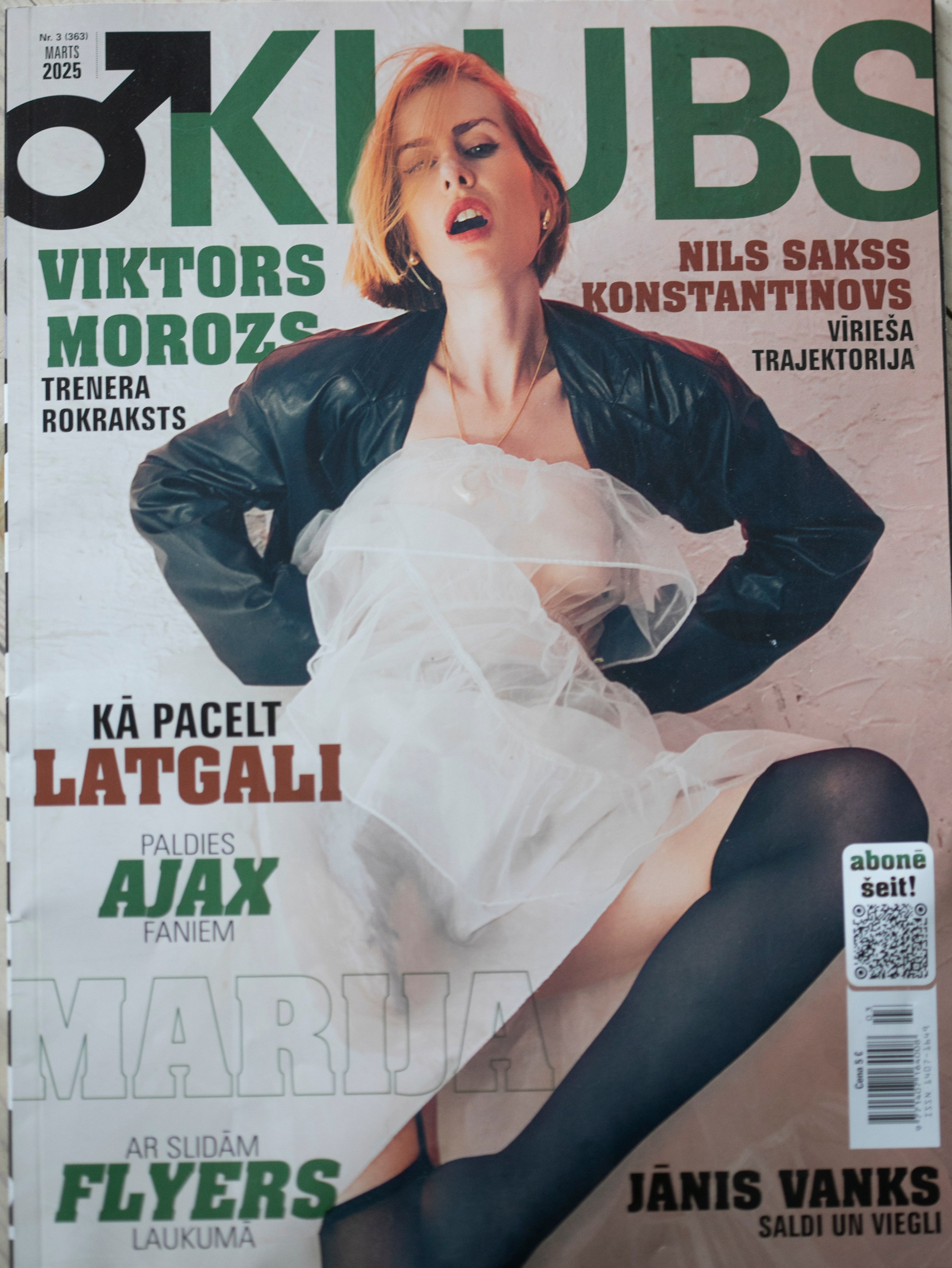 Žurnāls Klubs, marts 2025. Sandra Garanca Portrait and event photographer